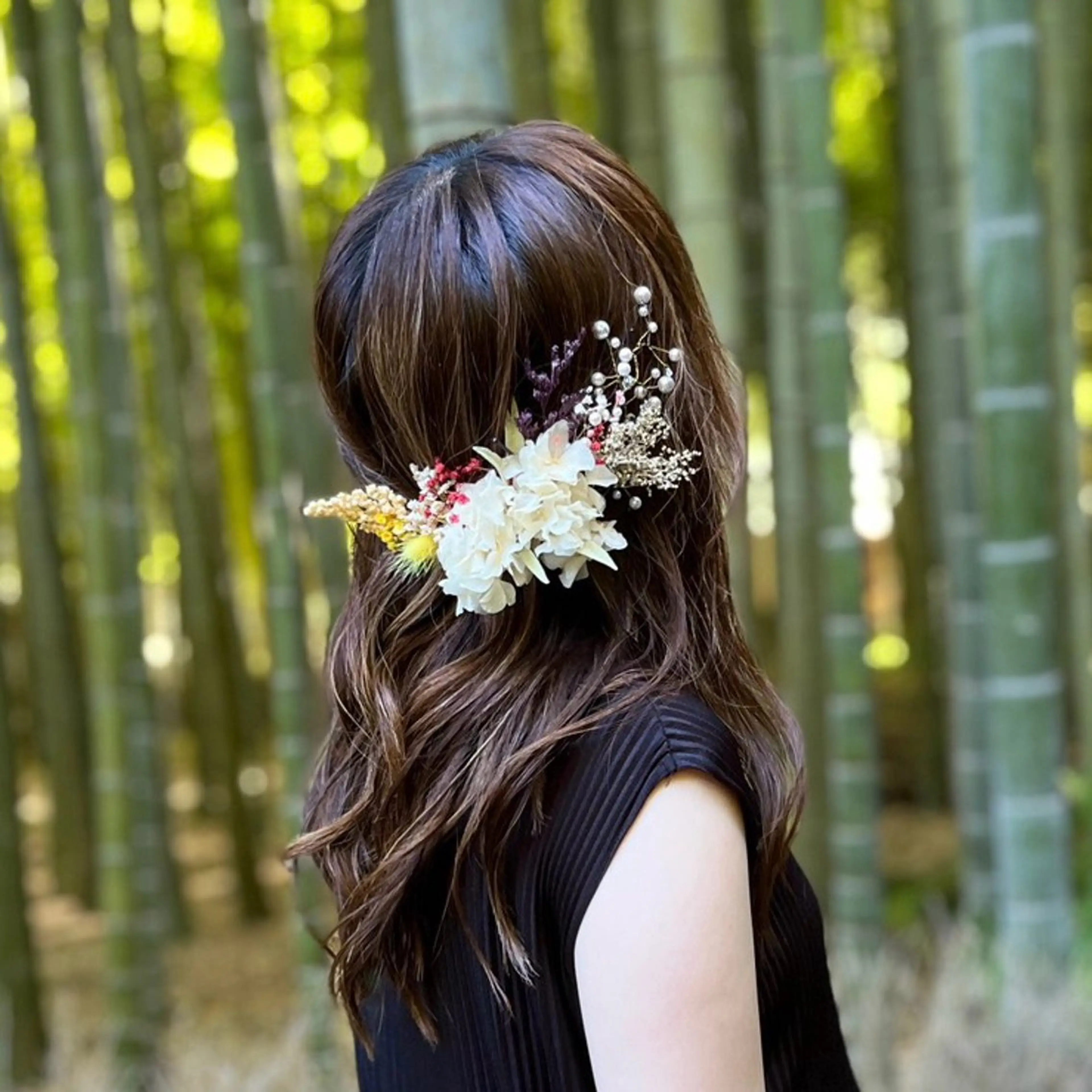 ヘアアレンジ 暖色カラー/ アレンジ/篠崎渚彩のヘアスタイル