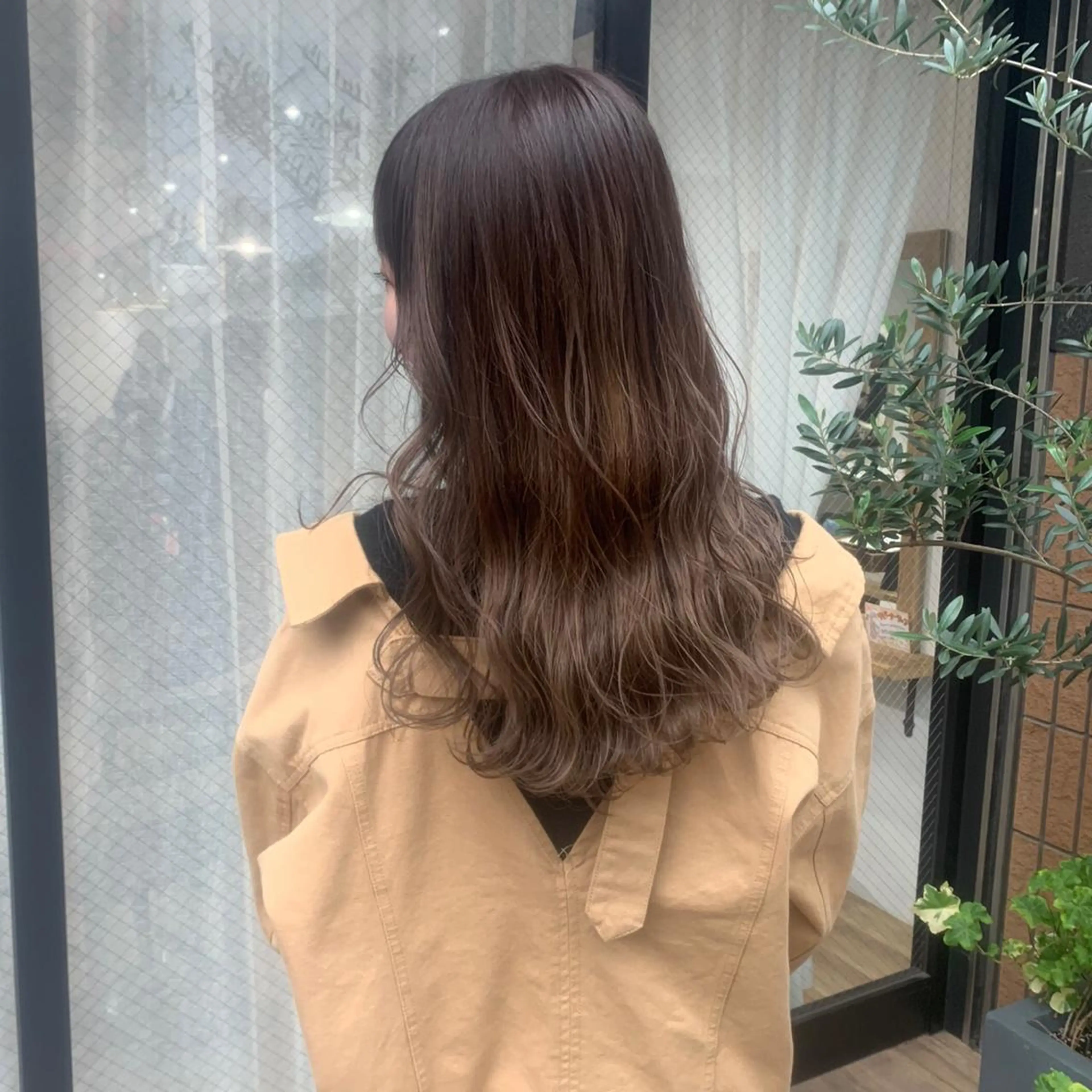 ロング カラー 酸性縮毛矯正 梅田茶屋町 Juriのヘアスタイル