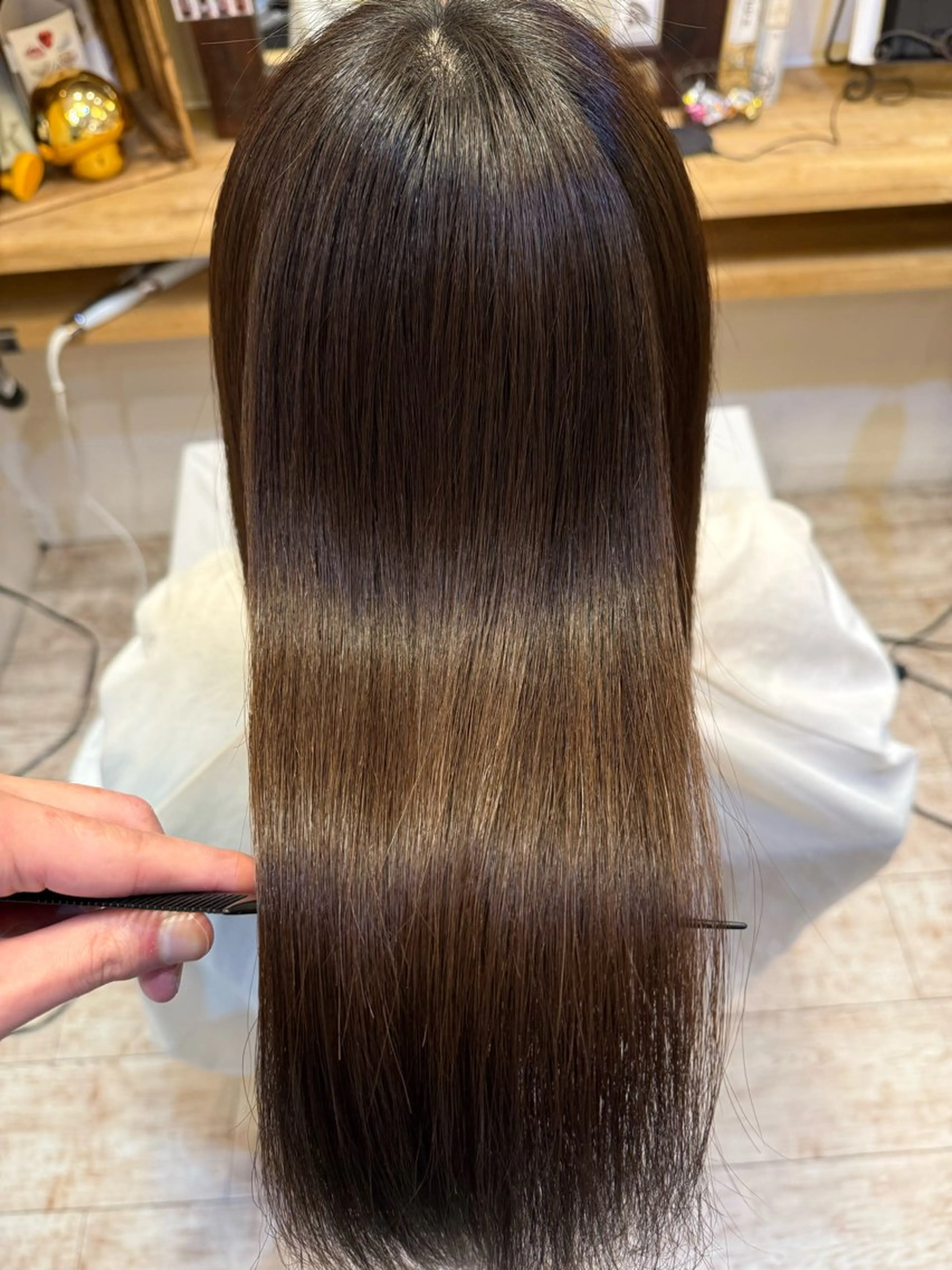 ロング 福井 優のヘアスタイル