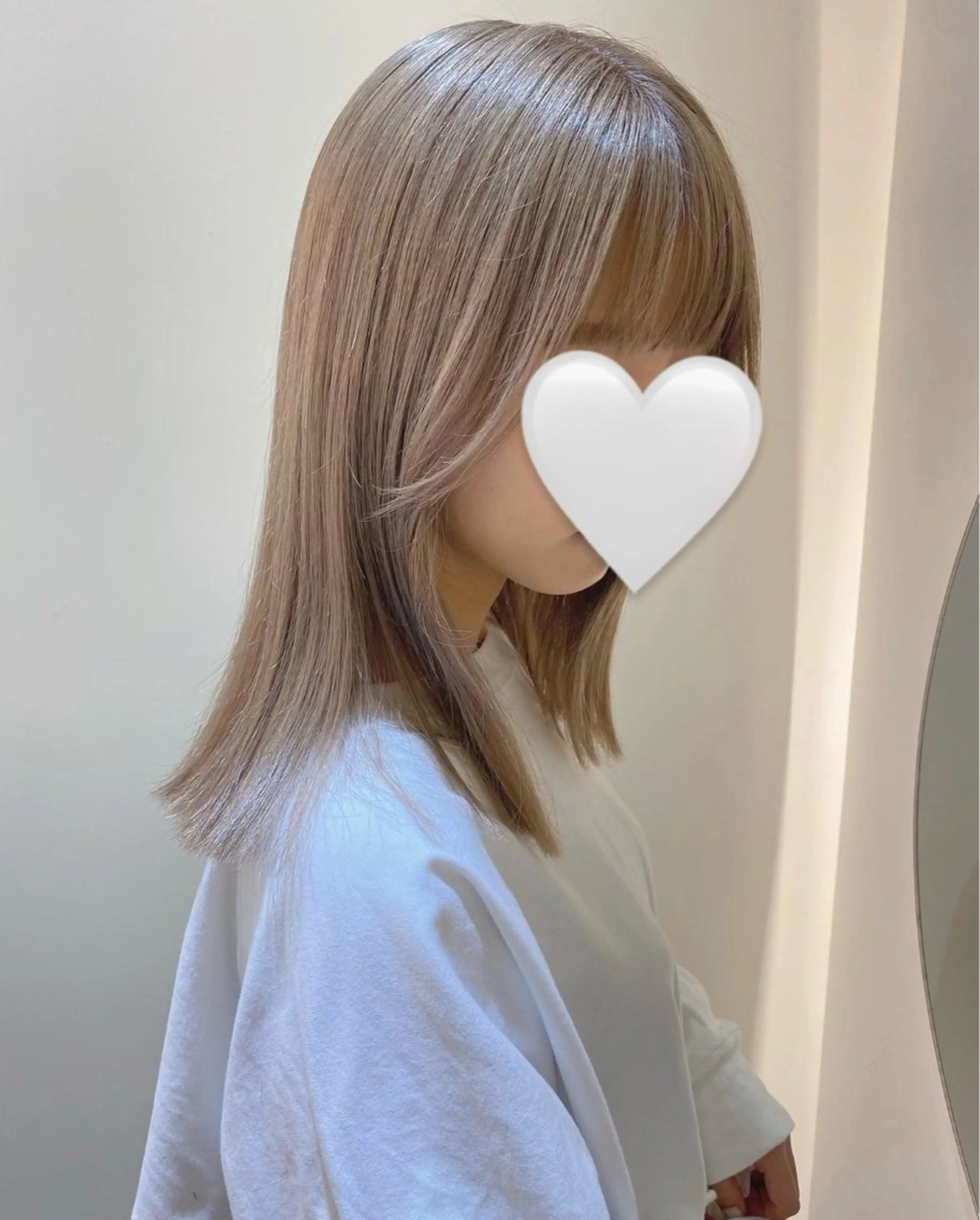 ロング カラー ブリーチ ヘアカラー トリートメント nok所属・レイヤー/ベージュ/ どますず🌺のヘアスタイル