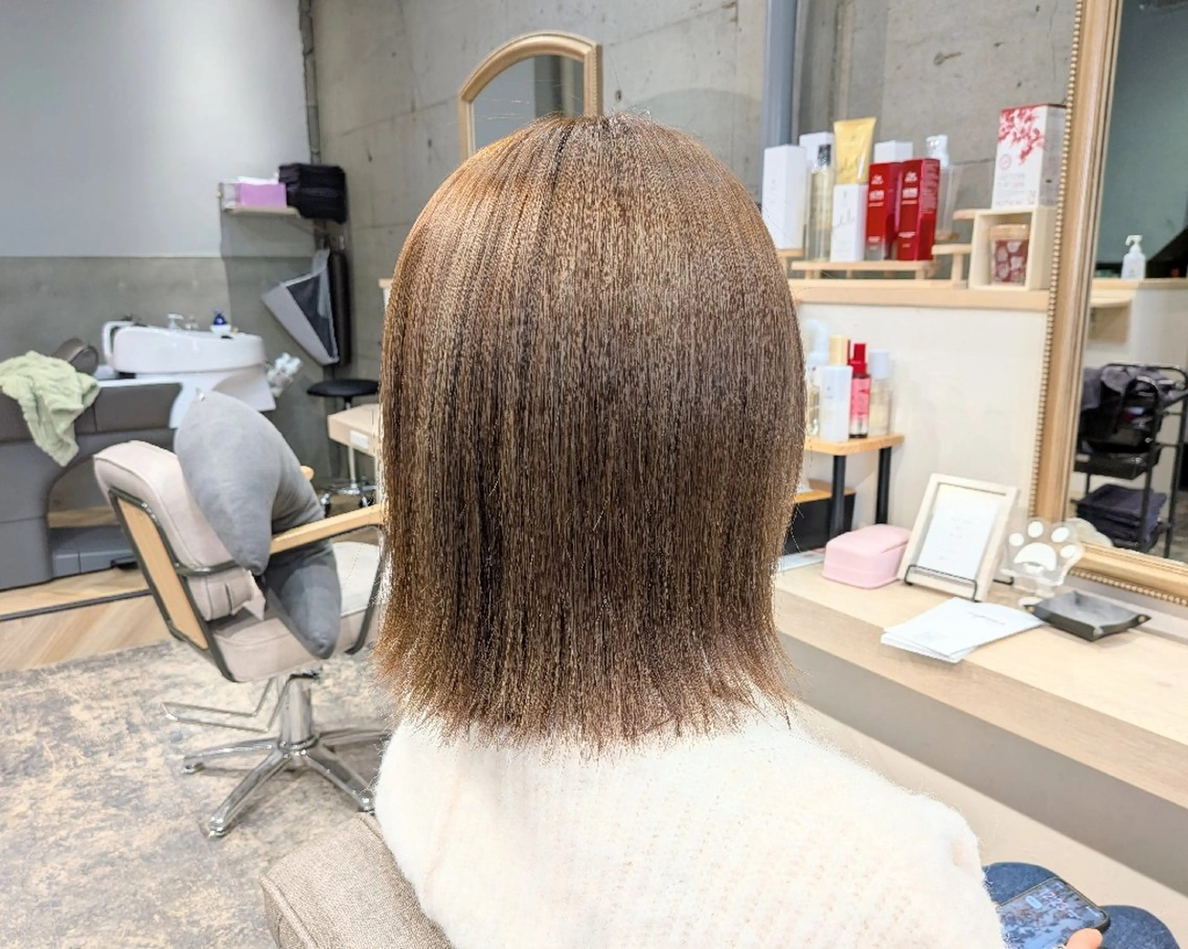 ミディアム ヘアカラー トリートメント ripero   のエステ・リラクイメージ