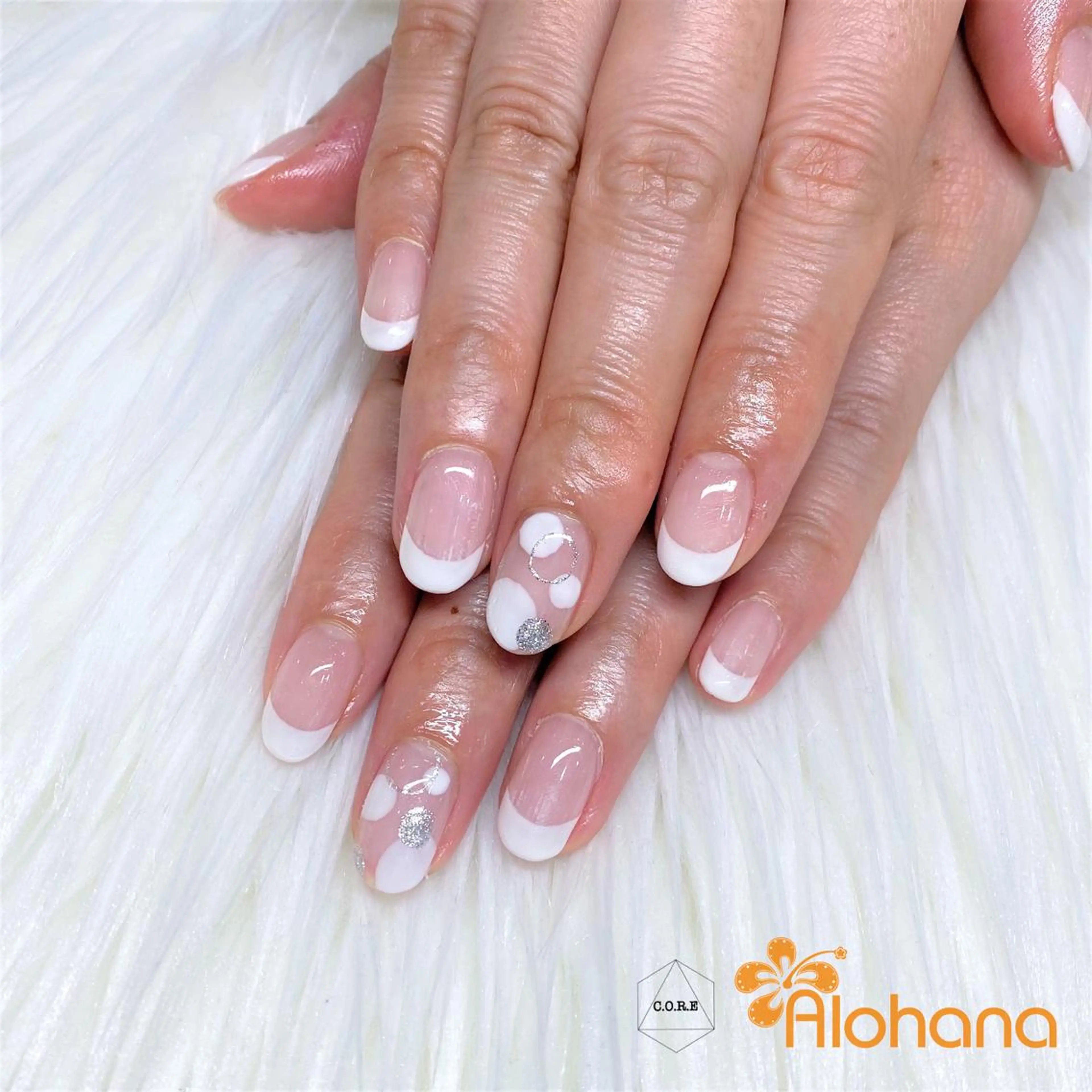 ネイル ドット ハンドネイル Alohana Minaのネイルデザイン