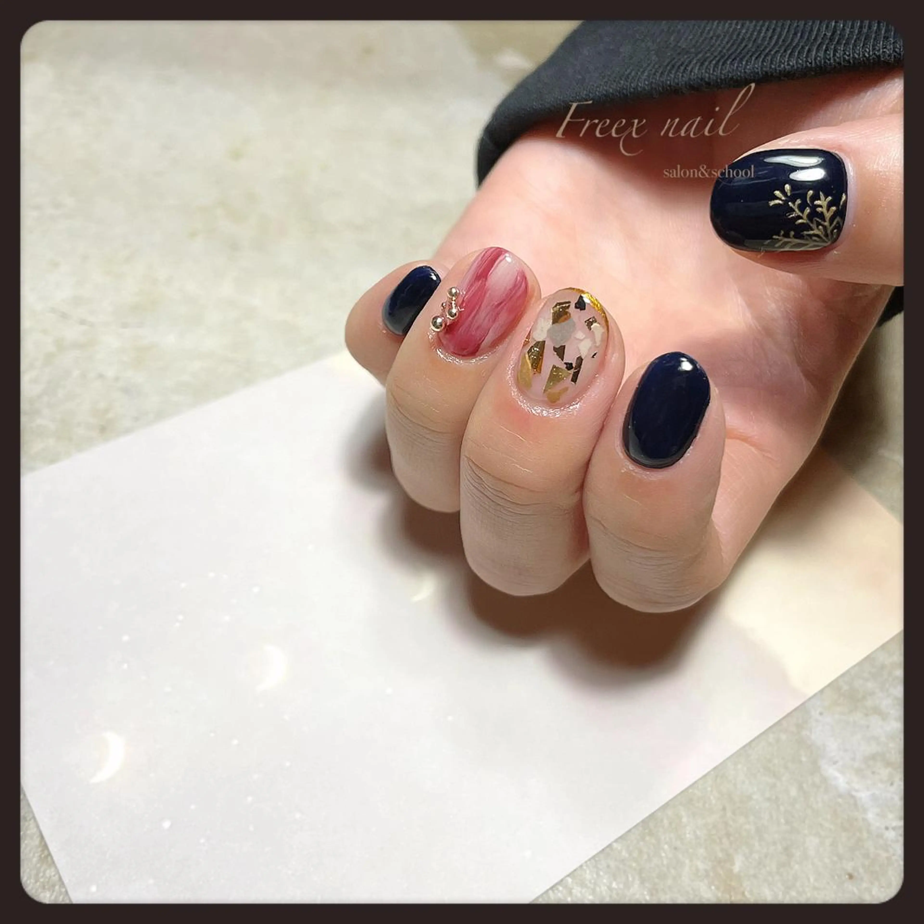 ネイル ハンドネイル ハンドケア freex nail /ニュアンス/個性派のネイルデザイン