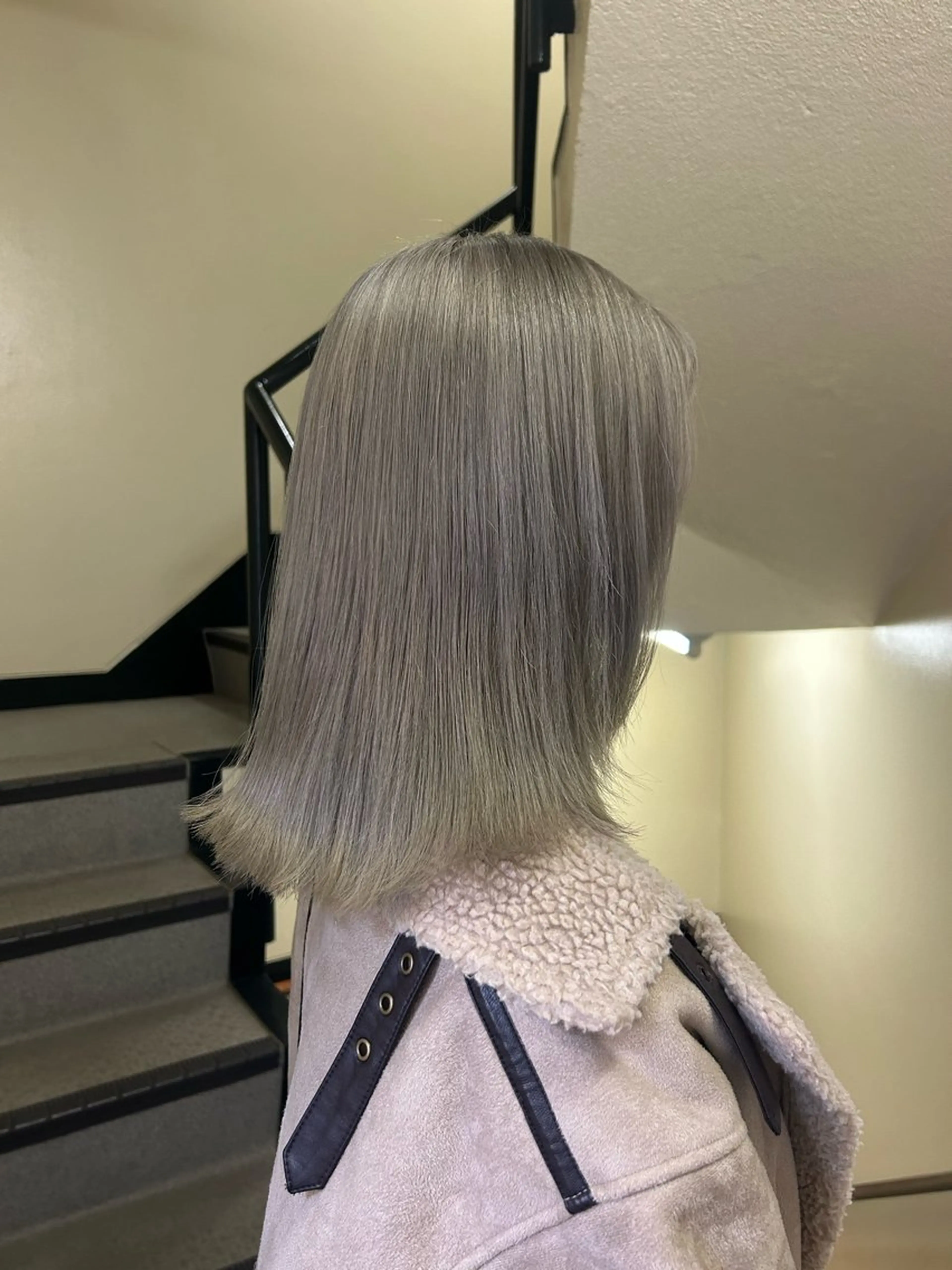 セミロング カラー グレージュ ☕️結【suii.】 ボブ/ヘアセット☕️のヘアスタイル