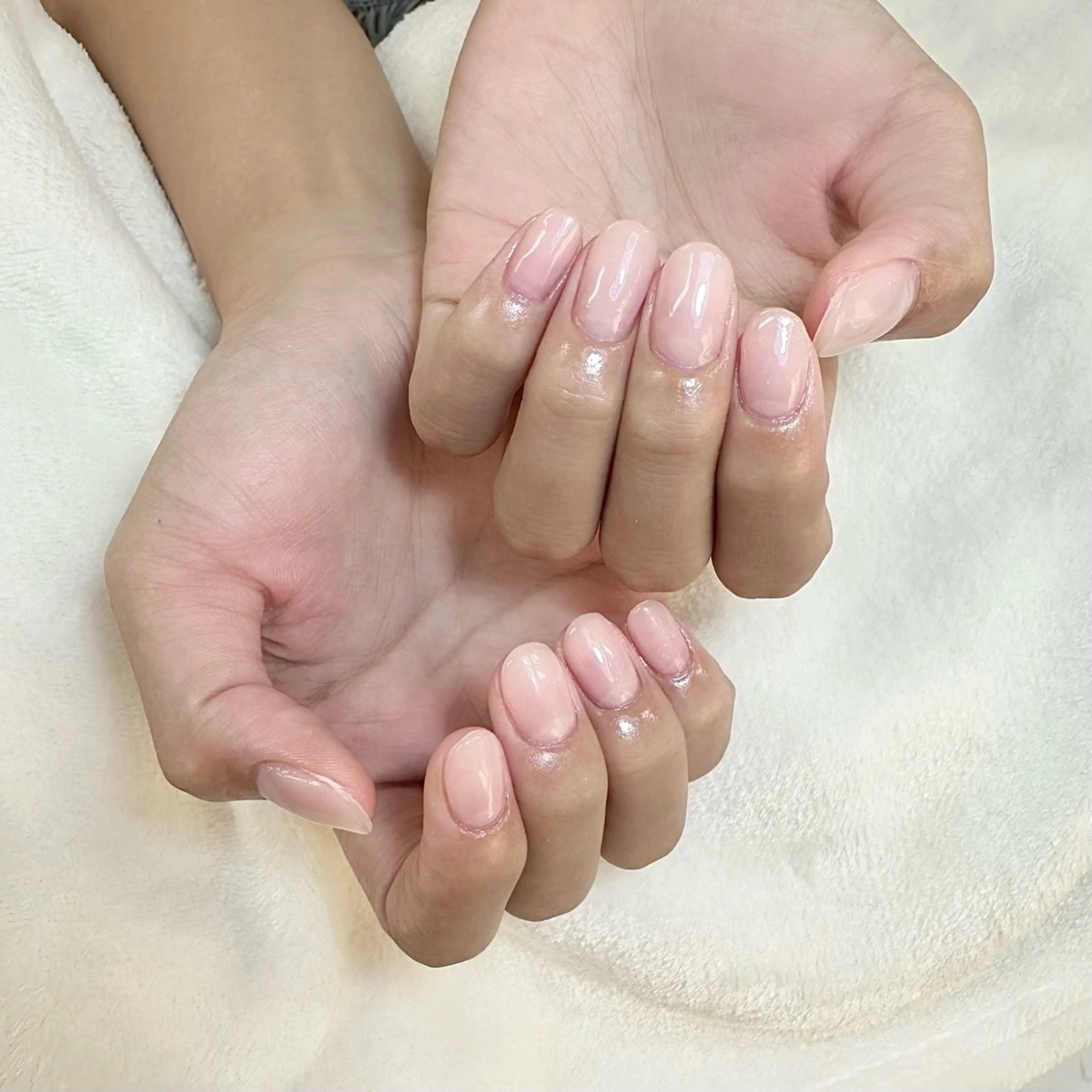 ネイル オフィスネイル ワンカラーネイル シンプルネイル ハンドネイル WHITE NAIL Ichinoseのネイルデザイン