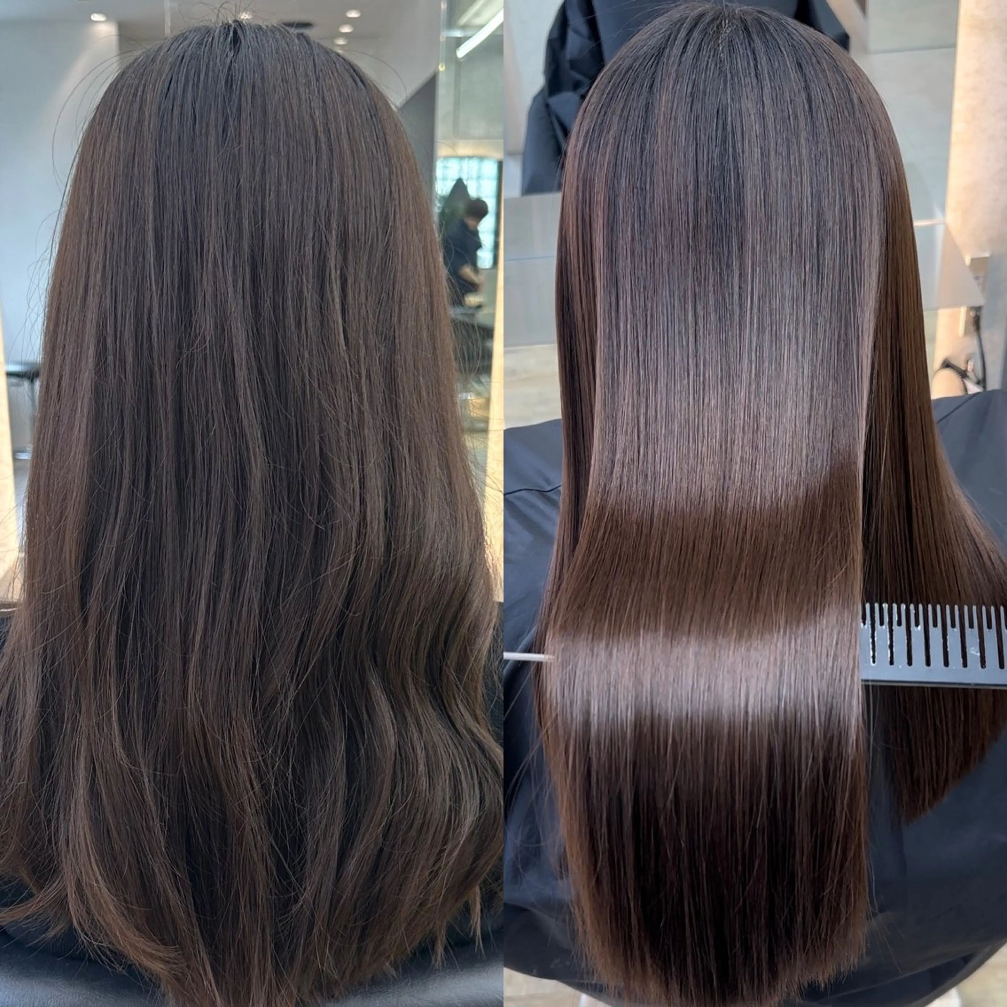 ロング ヘアカラー 縮毛矯正 トリートメント サロウィン銀座RAYⅡ所属・❣️髪質改善/ 美髪矯正/沼座悠人のヘアスタイル
