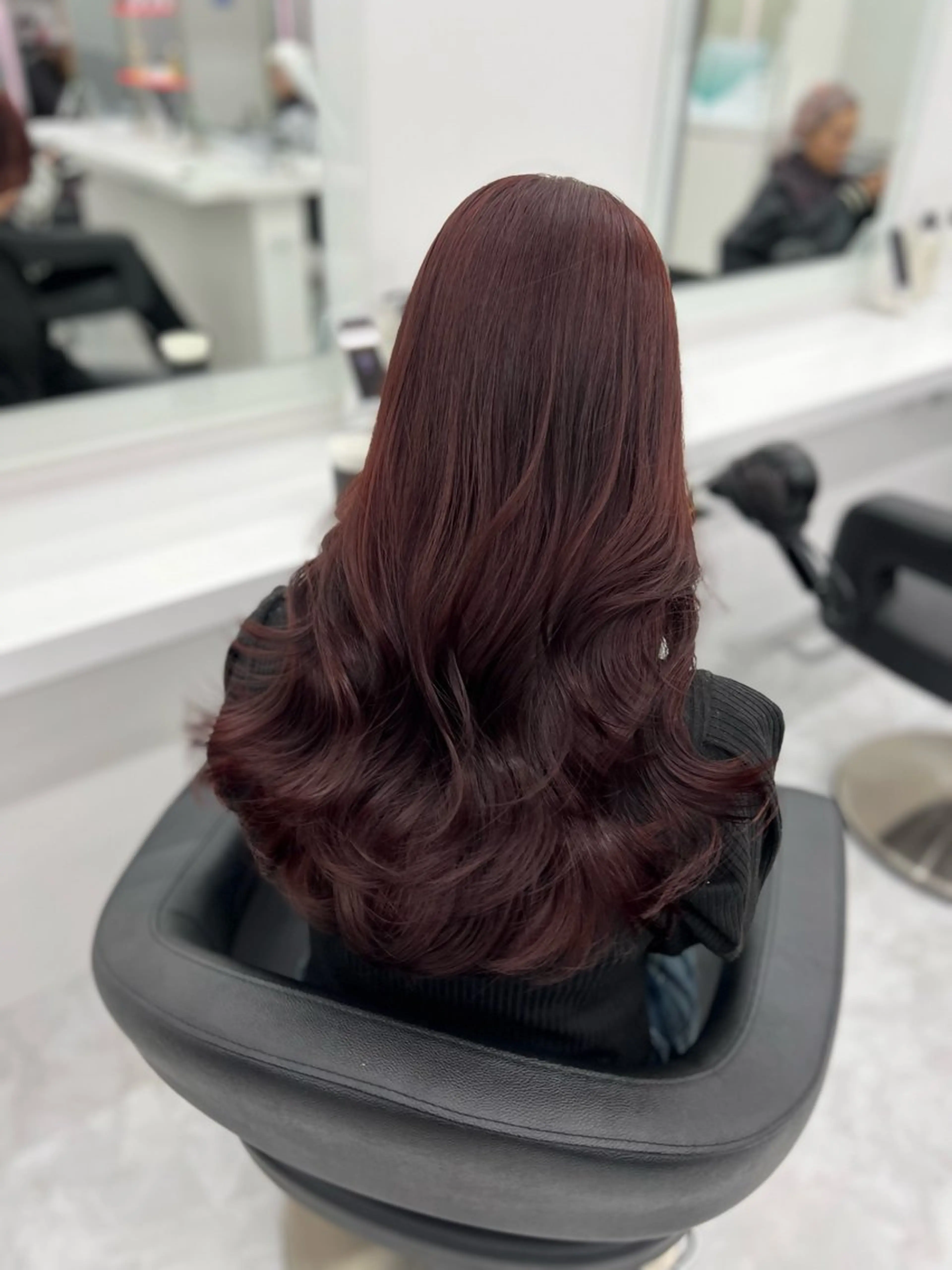 セミロング カラー ヘアアレンジ 💖似合わせカラー レイヤー💖ブリーチのヘアスタイル