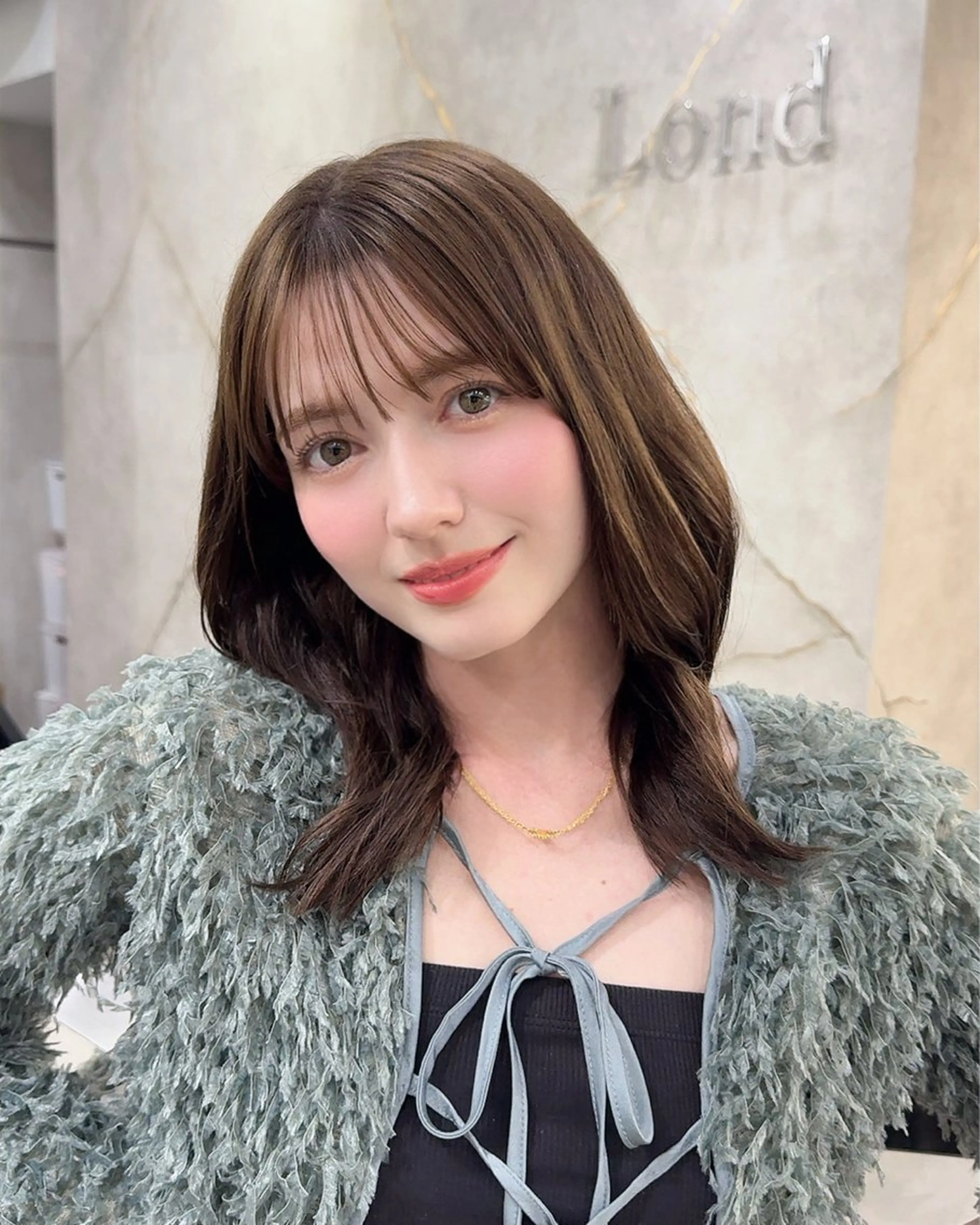 ミディアム 韓国ヘア/美髪矯正/ Haruna🦋のヘアスタイル