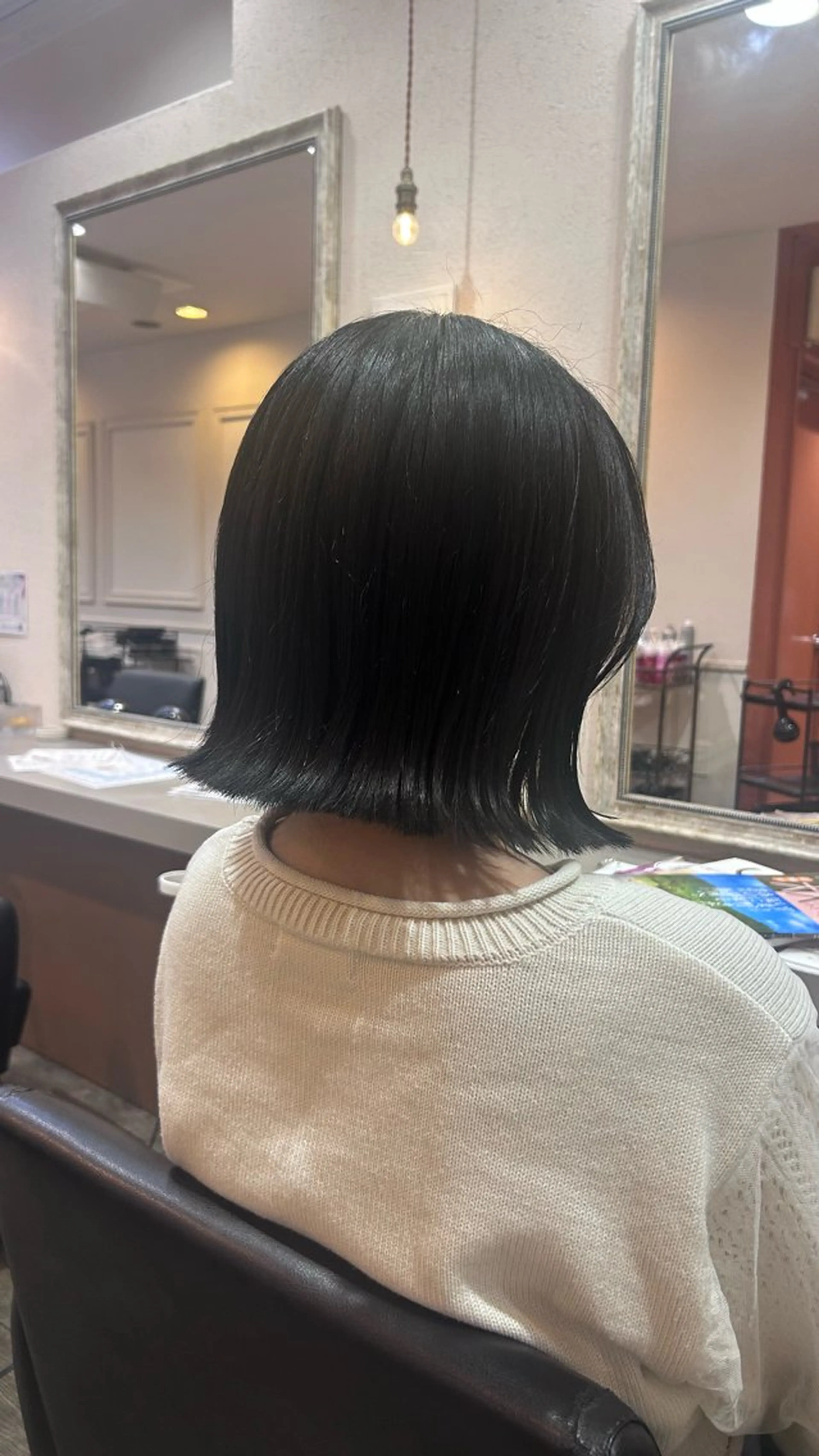 ショート ボブ 外ハネヘア カット MIYUU心優/ カットモデル様募集中のヘアスタイル