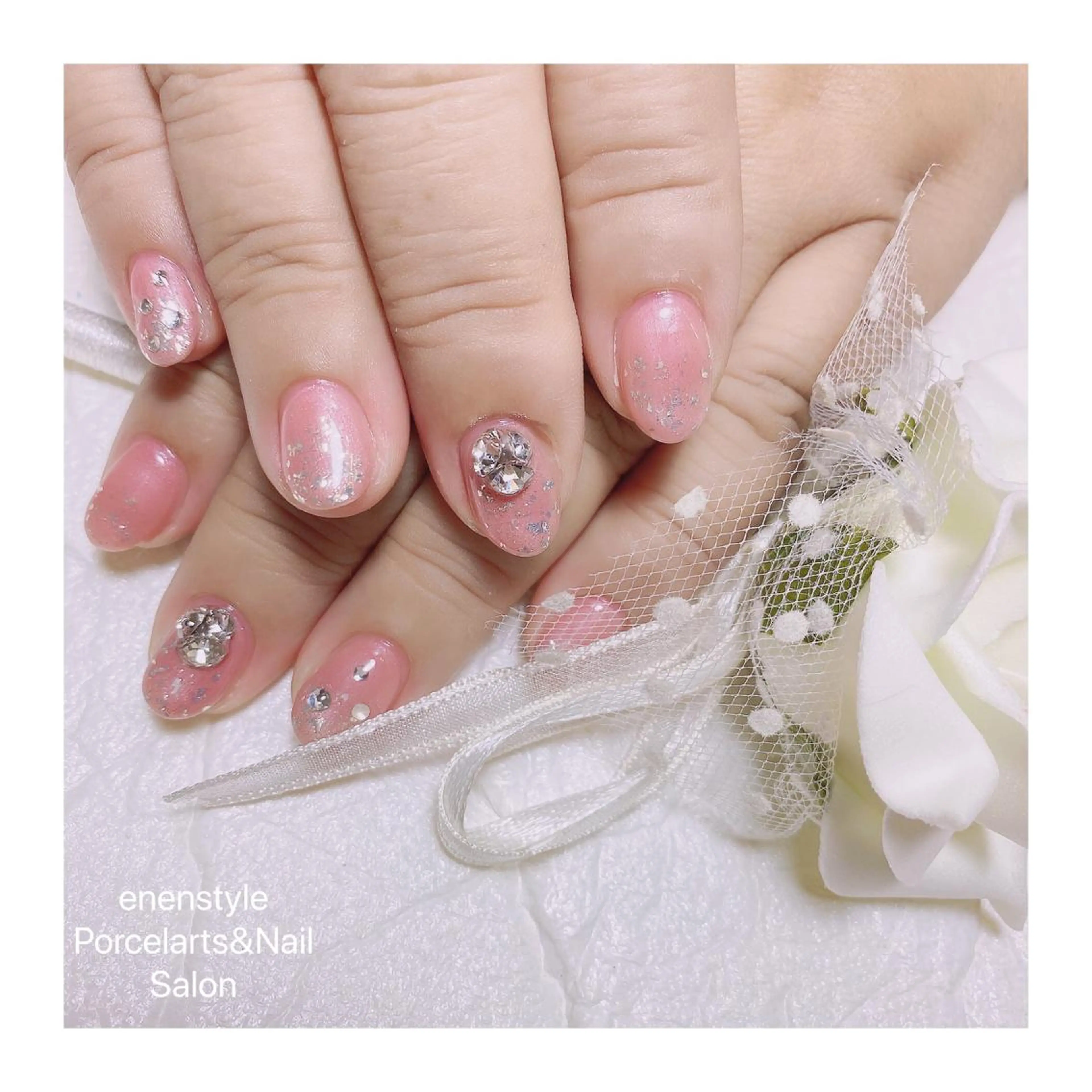 ショート ネイル ハンドネイル 👑enen style👑のネイルデザイン