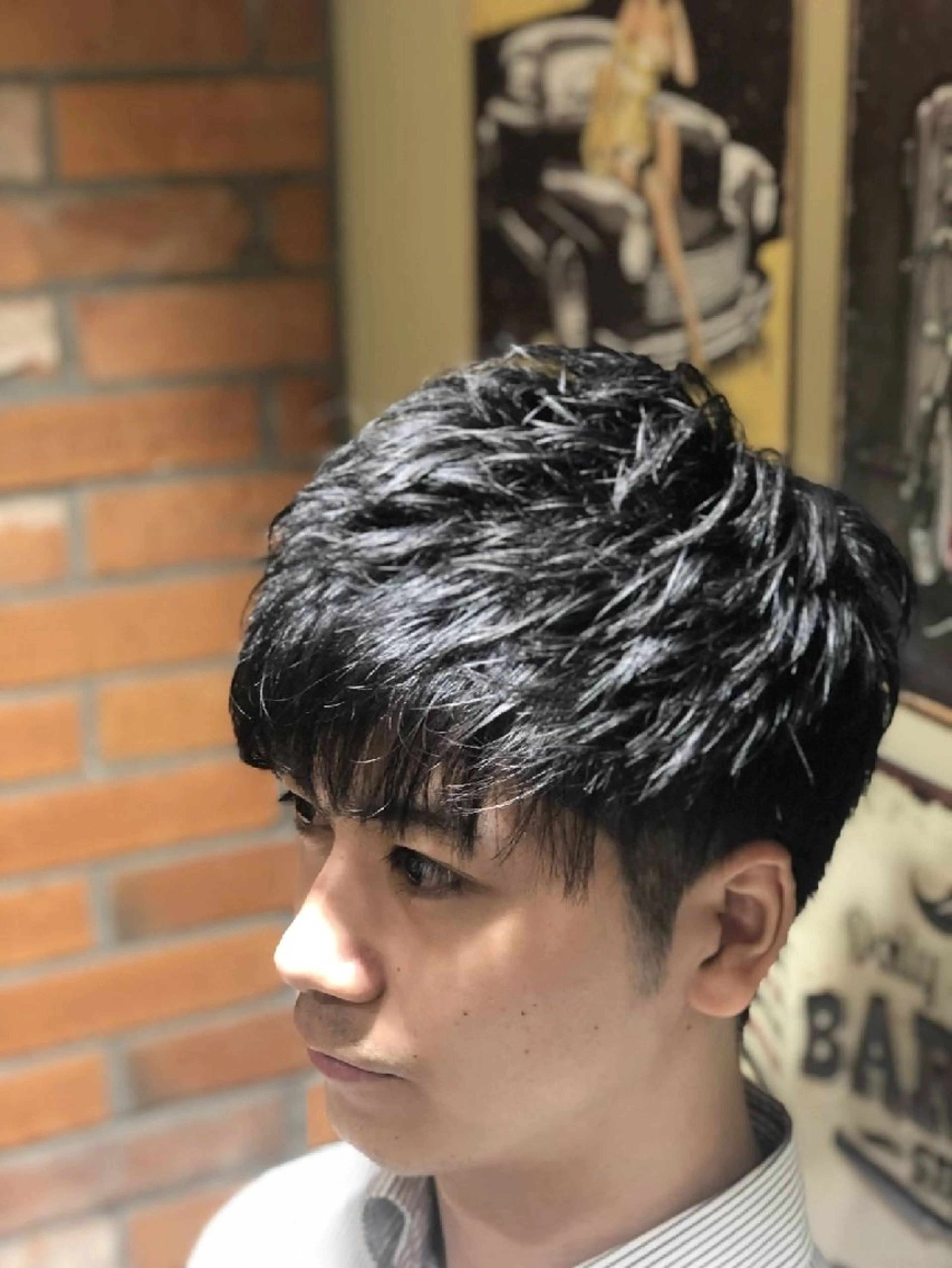 メンズ ツーブロック カット 神原 朋瑛のヘアスタイル