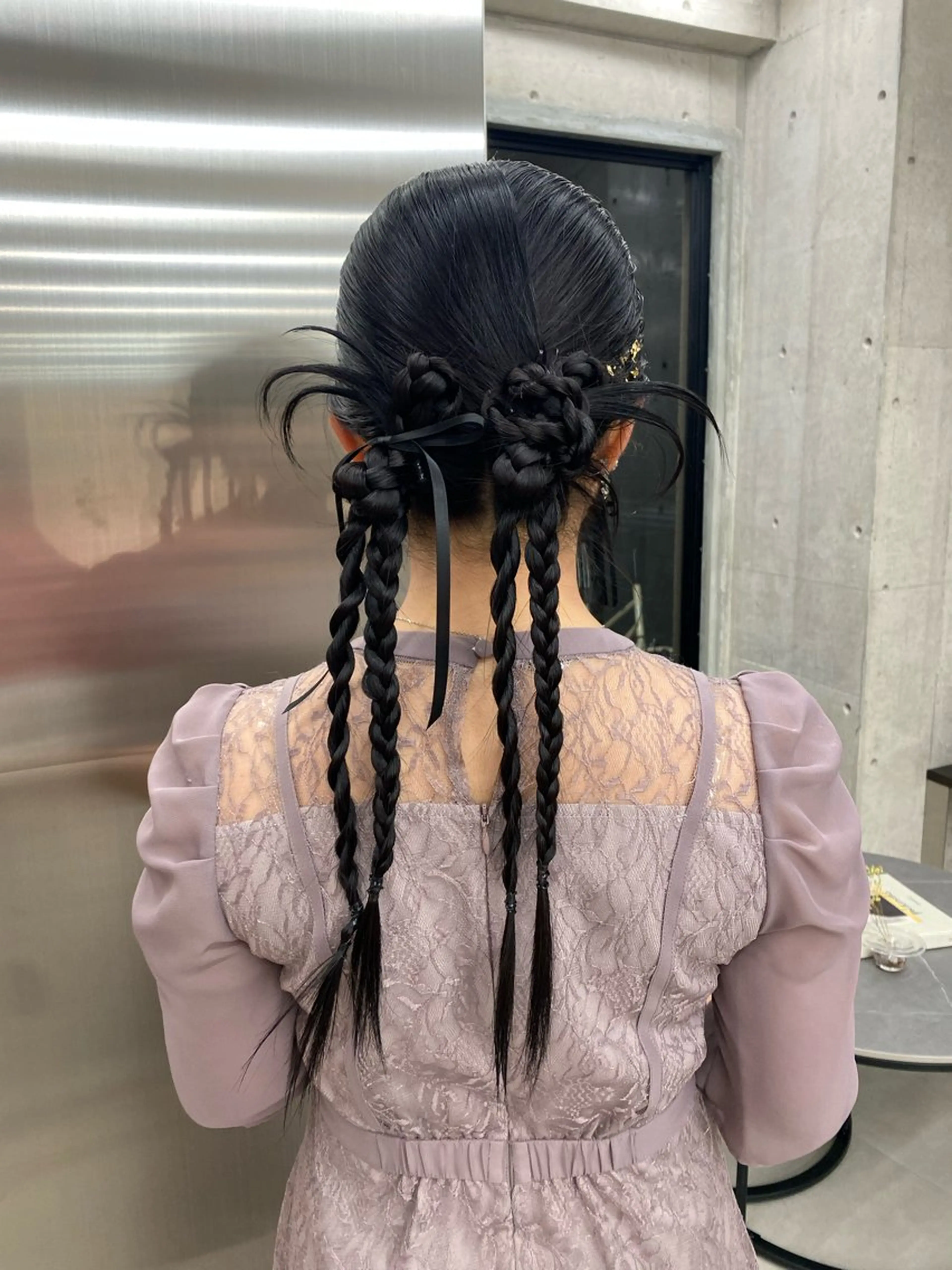 ロング ヘアアレンジ ヘアセット MIES amane(アマネ)のヘアスタイル