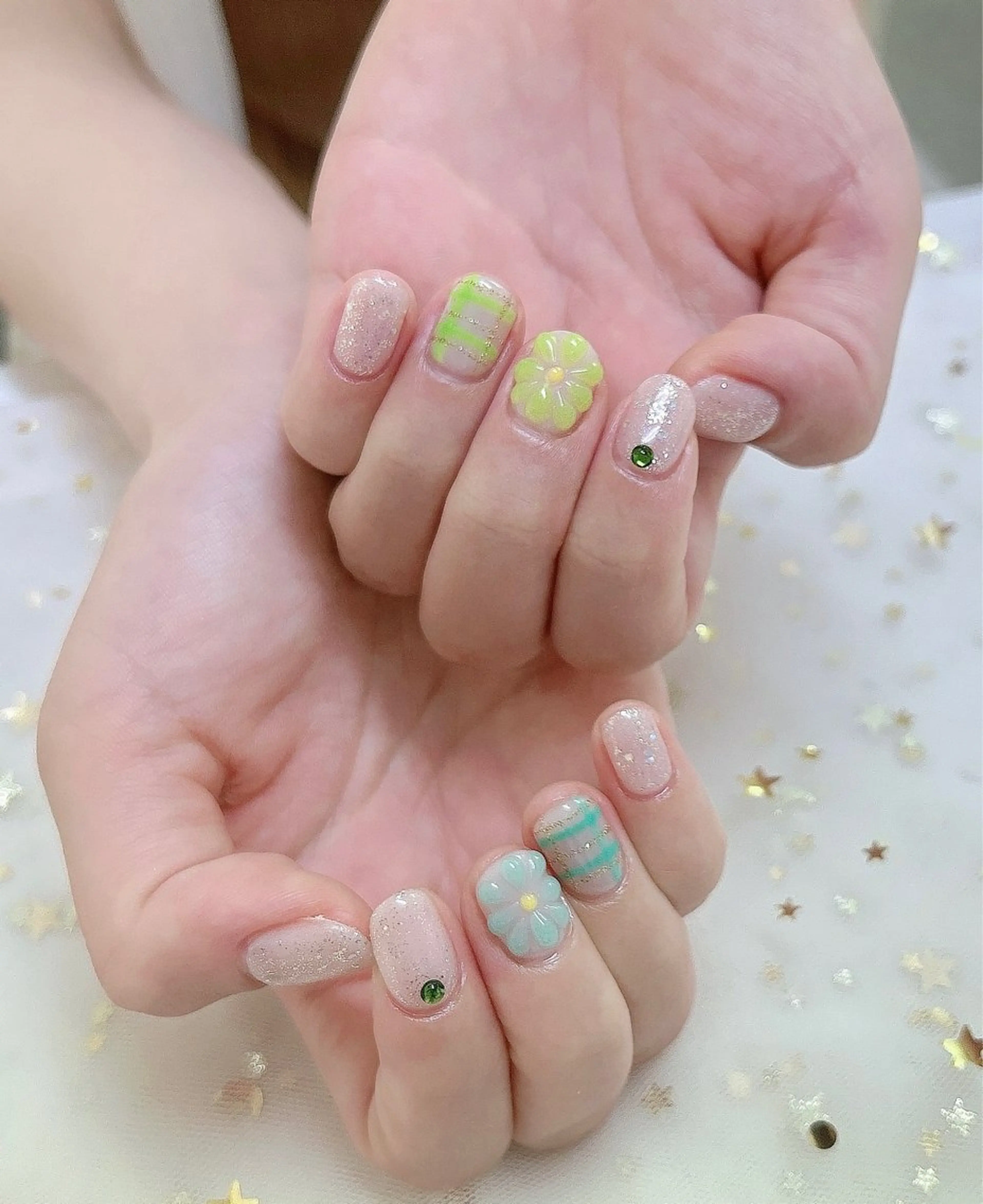 ネイル ハンドネイル 上福岡 らんらんのネイルデザイン