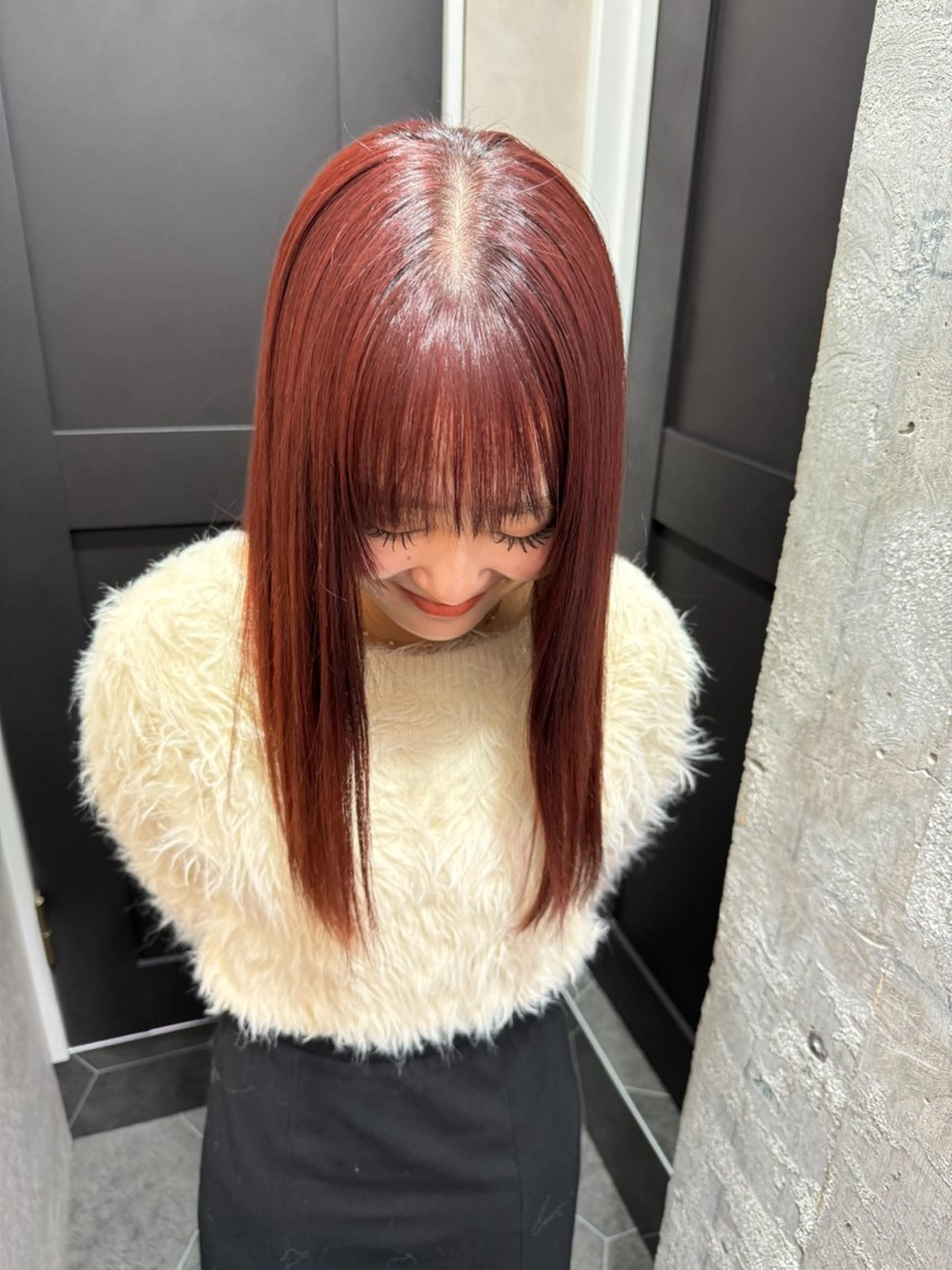 ミディアム 艶髪／レイヤー／ 垢抜け🩵／MARIのヘアスタイル