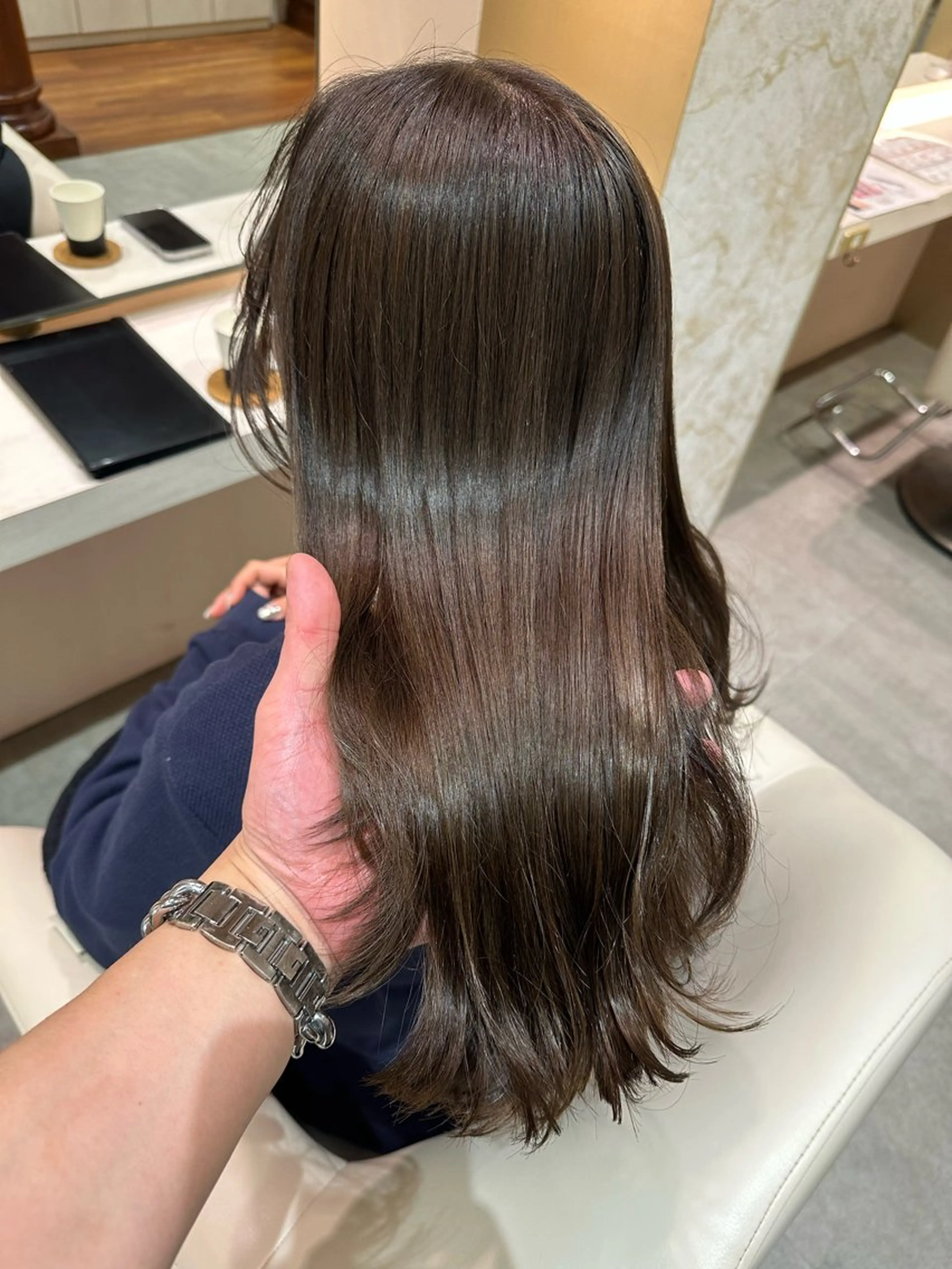 ロング カラー 店長/mao/ 前髪/顔周りカットのヘアスタイル