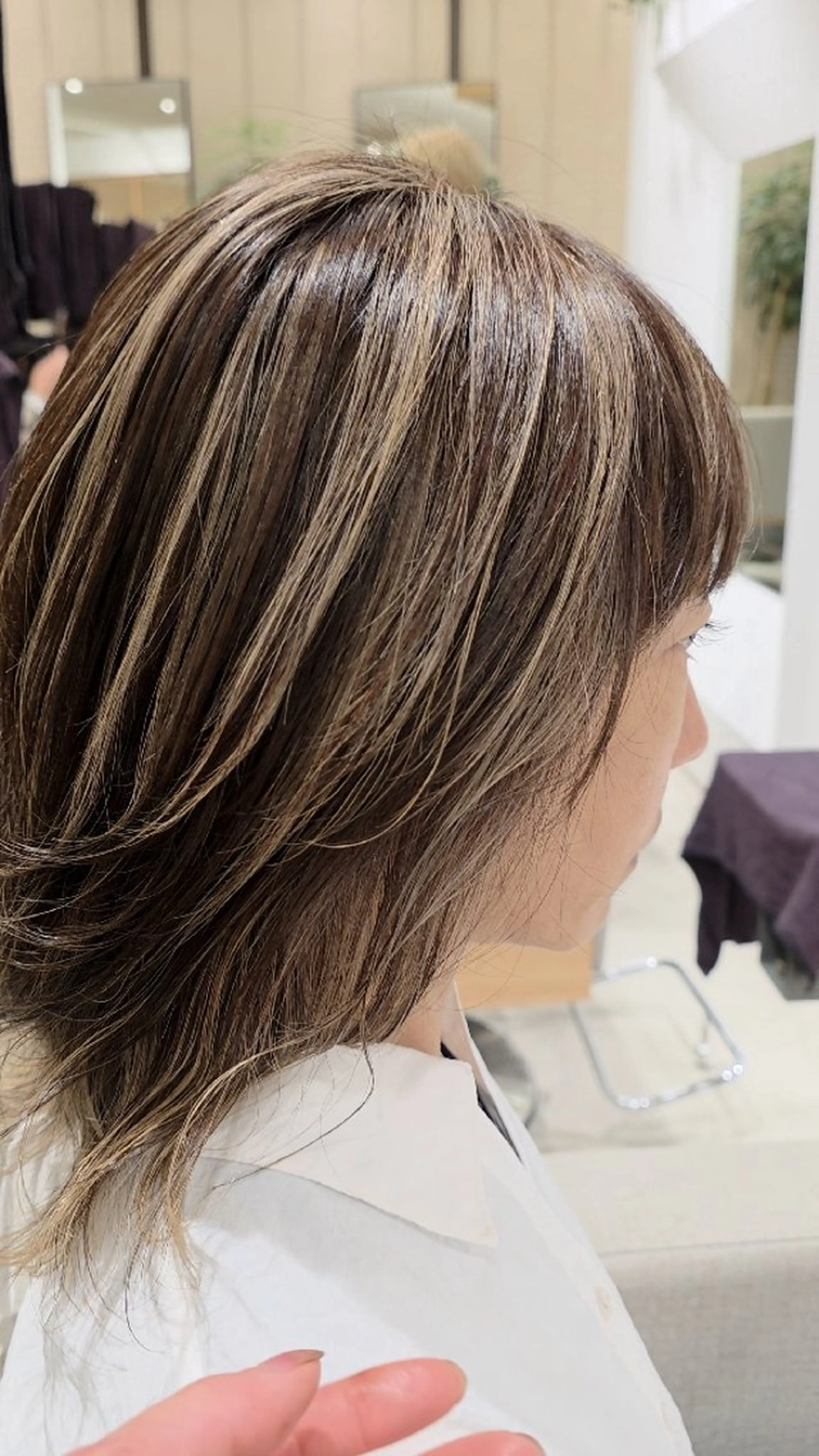 ミディアム ヘアカラー トリートメント ✂髪質改善ストレート NO.1 深澤 颯斗のヘアスタイル