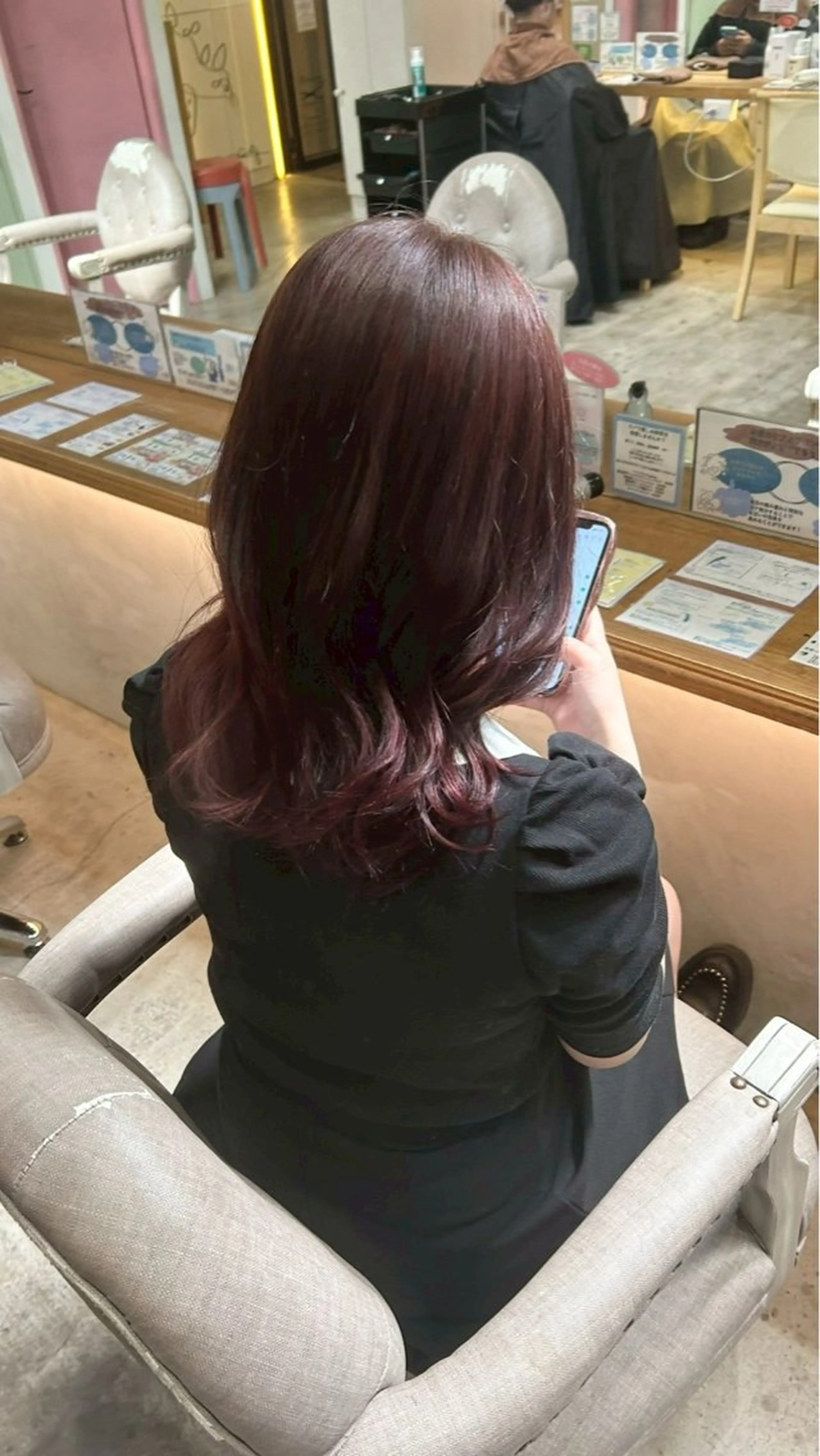 ミディアム カラー 🎀 yuzu 🎀のヘアスタイル