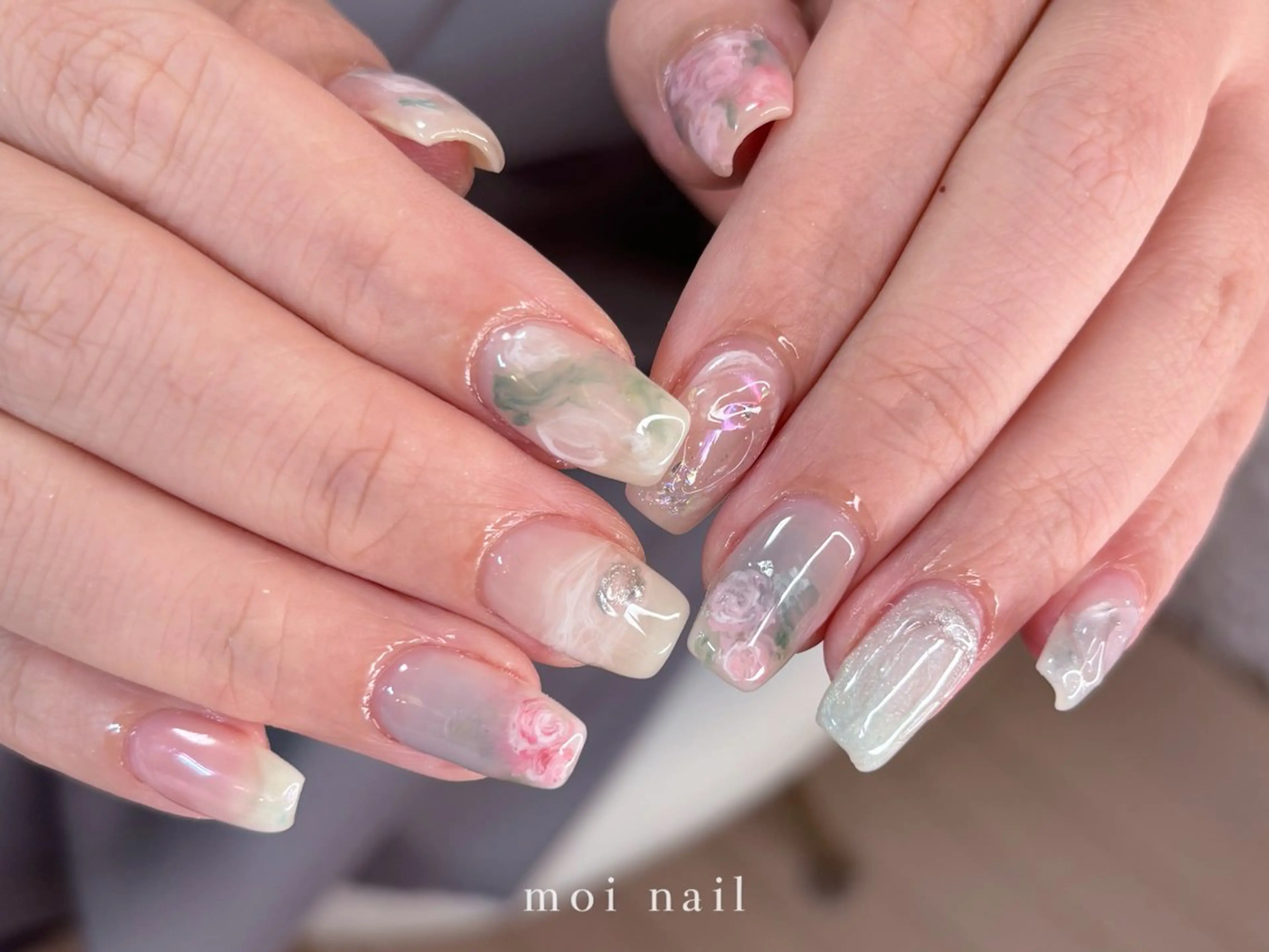 🎀限定🎀持ち込みデザインネイル♡オフなしの写真