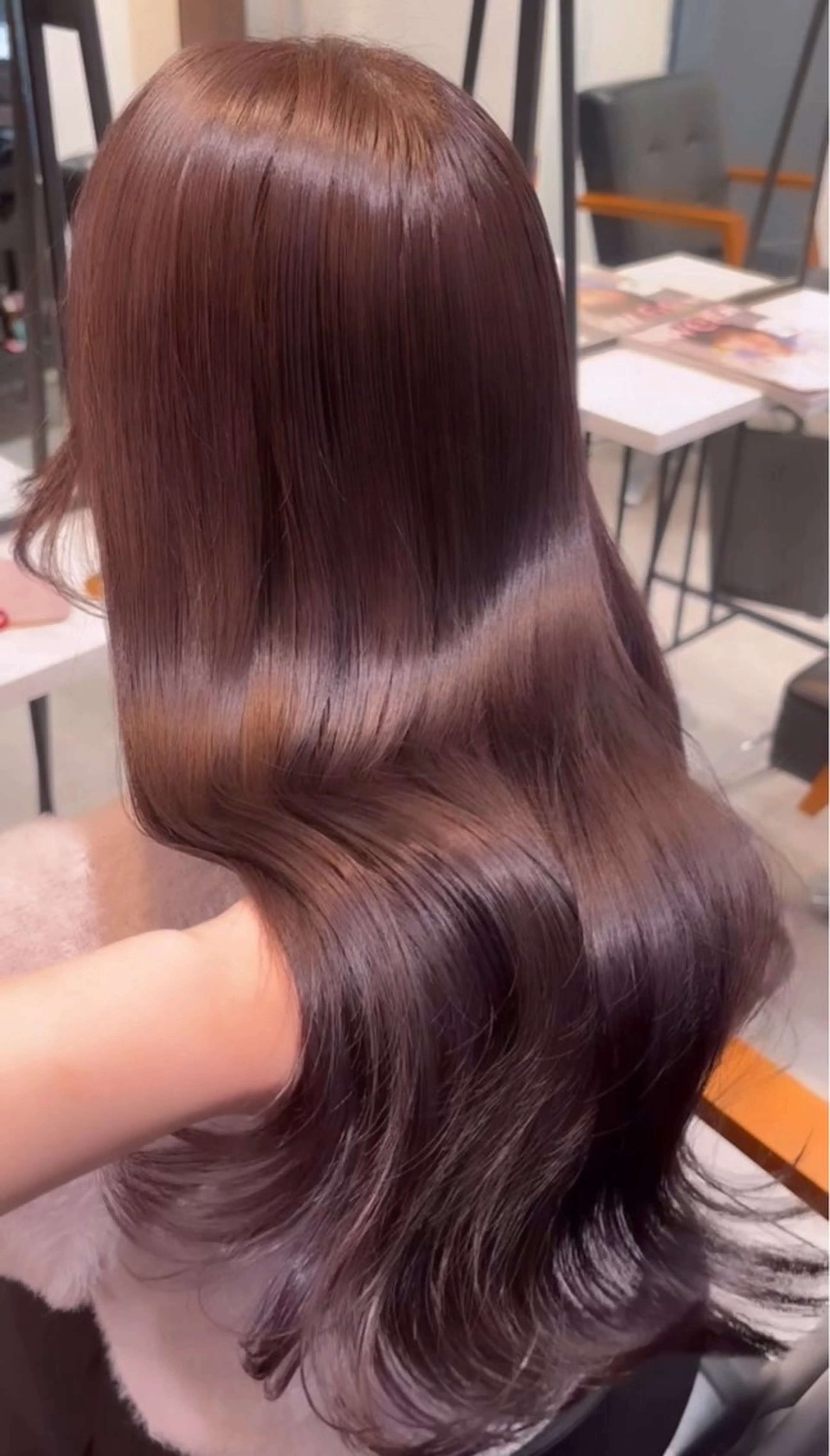 ロング カラー ブリーチ ダブルカラー ラベンダーカラー ‎Lby home 🪽mikuのヘアスタイル