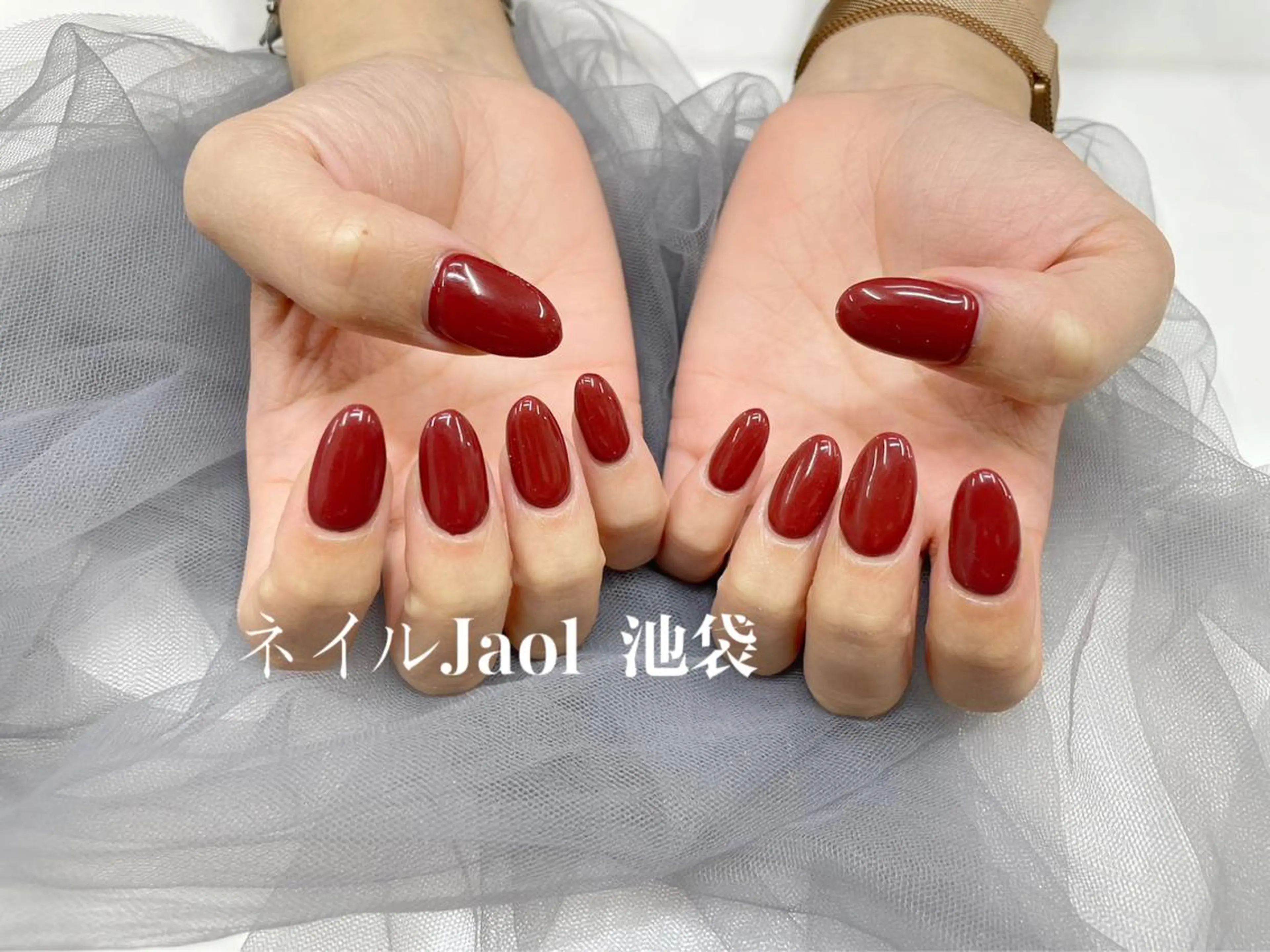 ミディアム ハンドネイル ネイルJaol 池袋のネイルデザイン