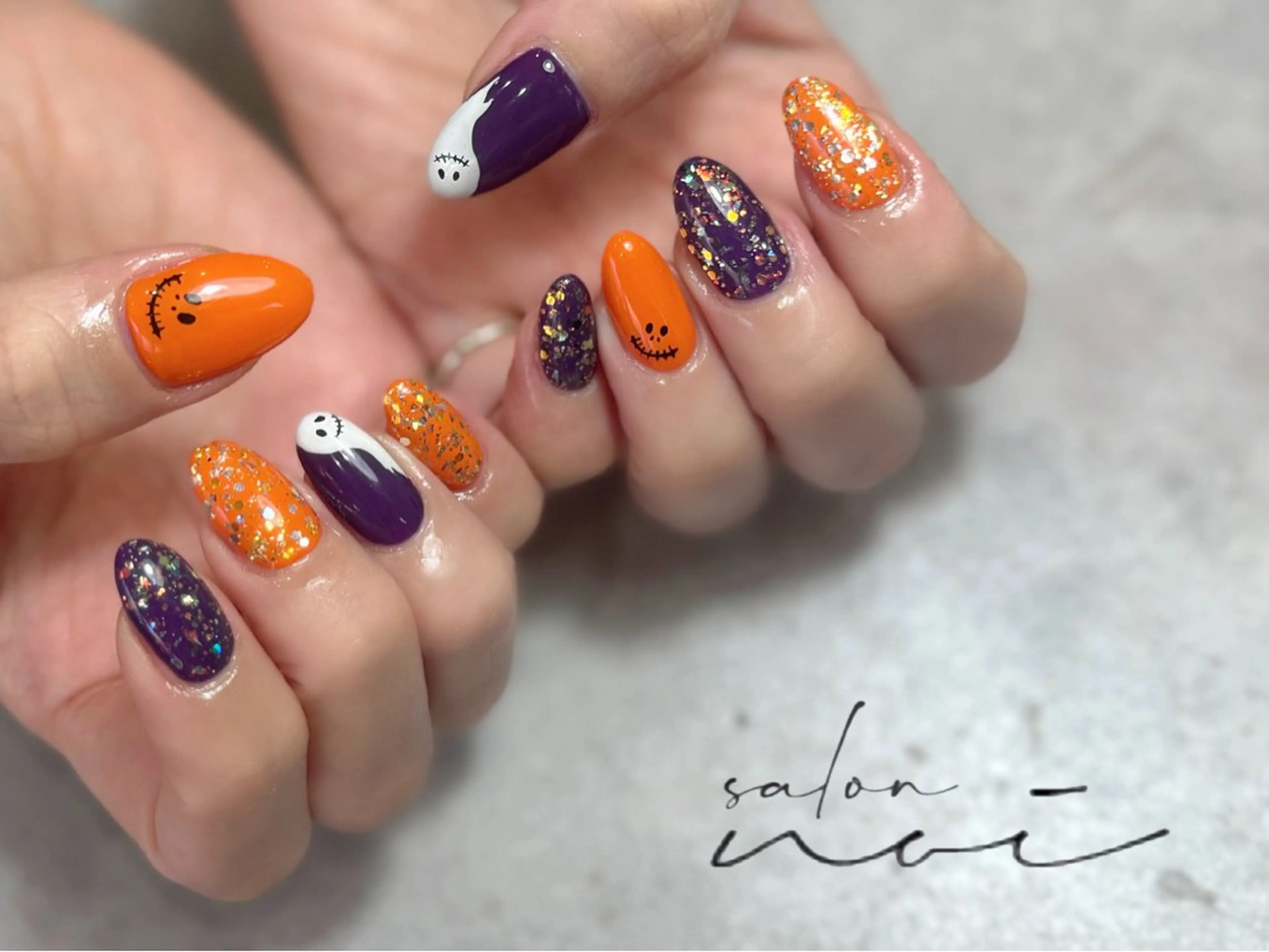 ネイル ハロウィン ハンドネイル salon noi所属・salon noiのネイルデザイン