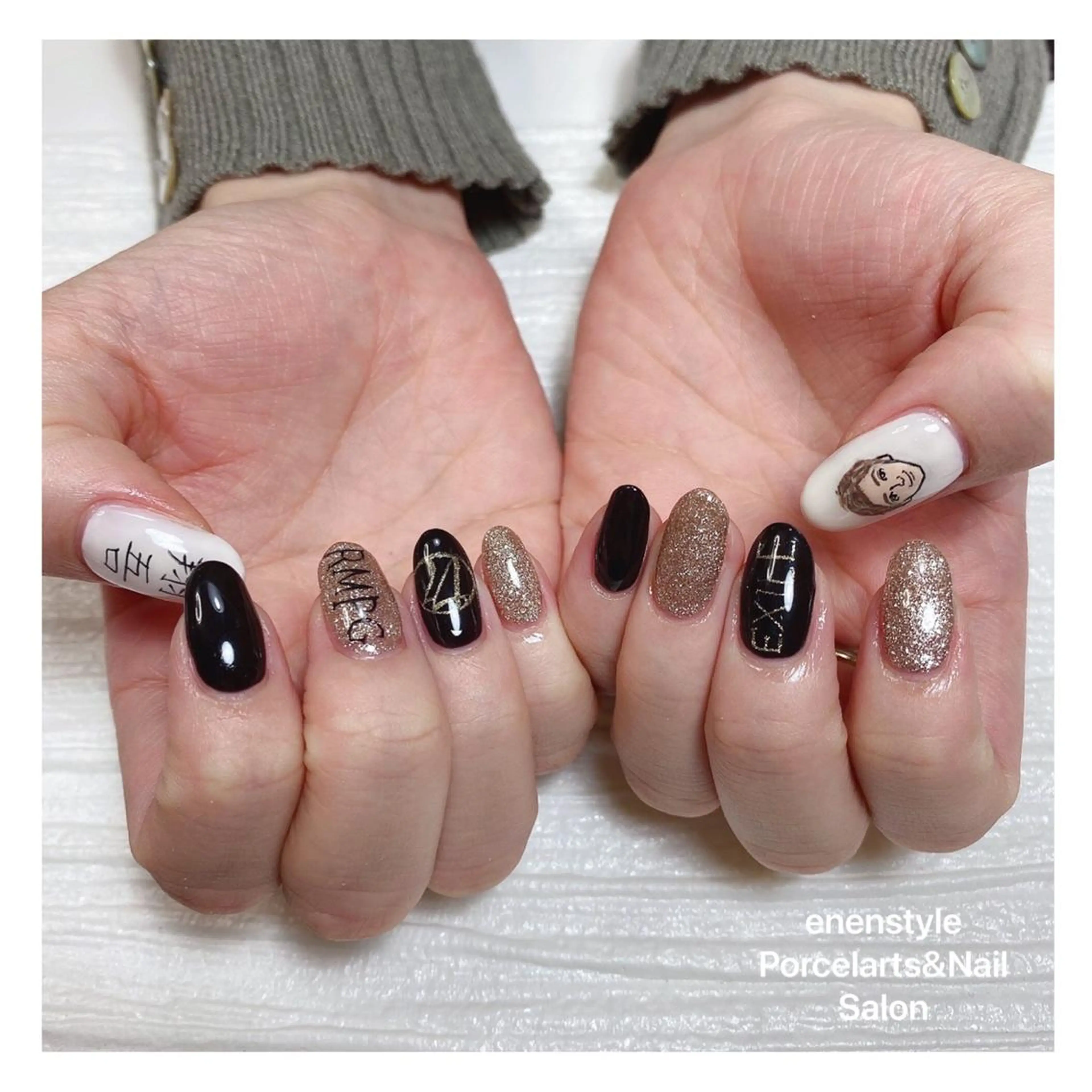ミディアム ネイル 👑enen style👑のネイルデザイン