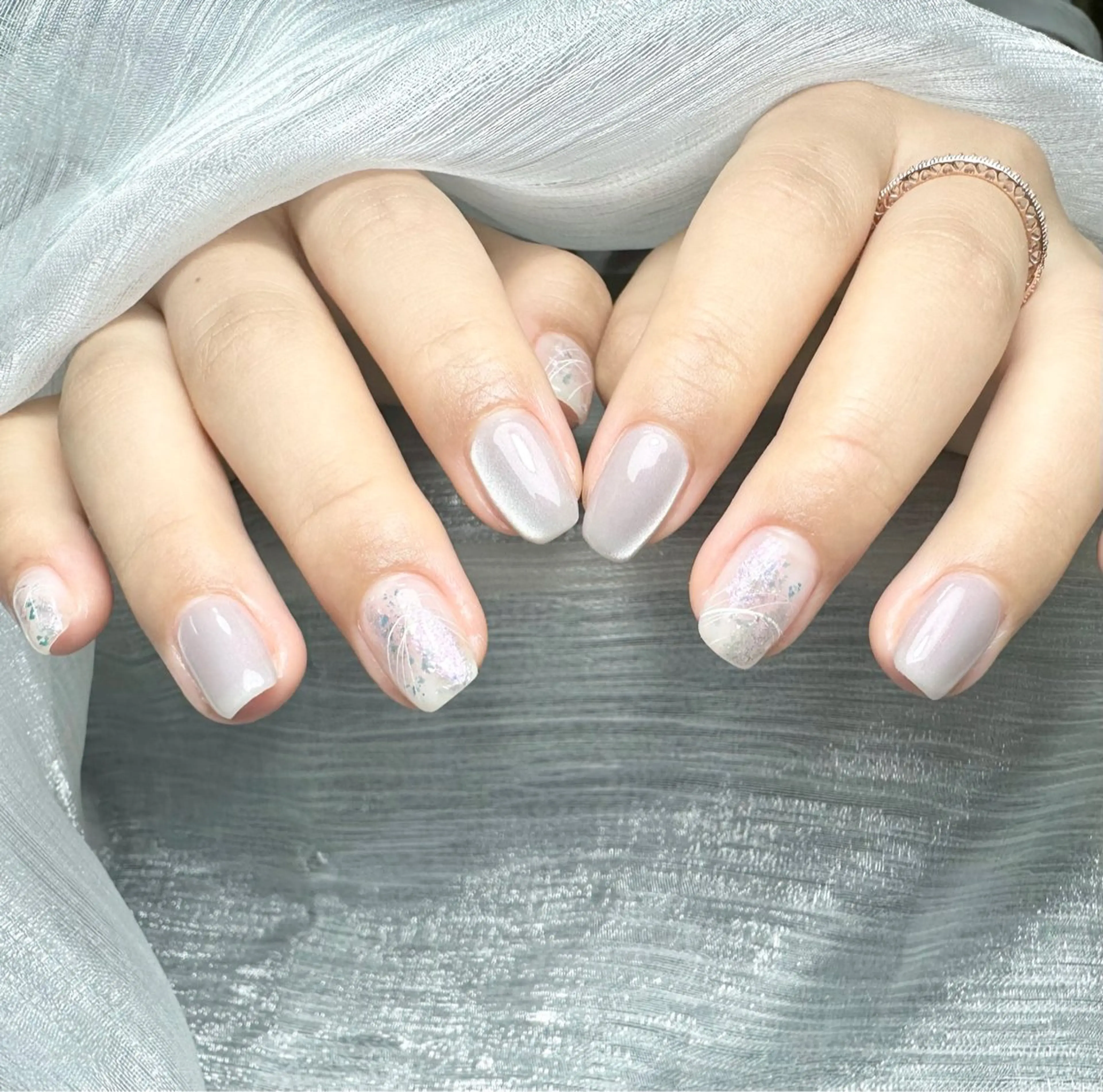 ネイル 持ち込み ハンドネイル ハンドケア 💕Dreamy KIYO💕のネイルデザイン