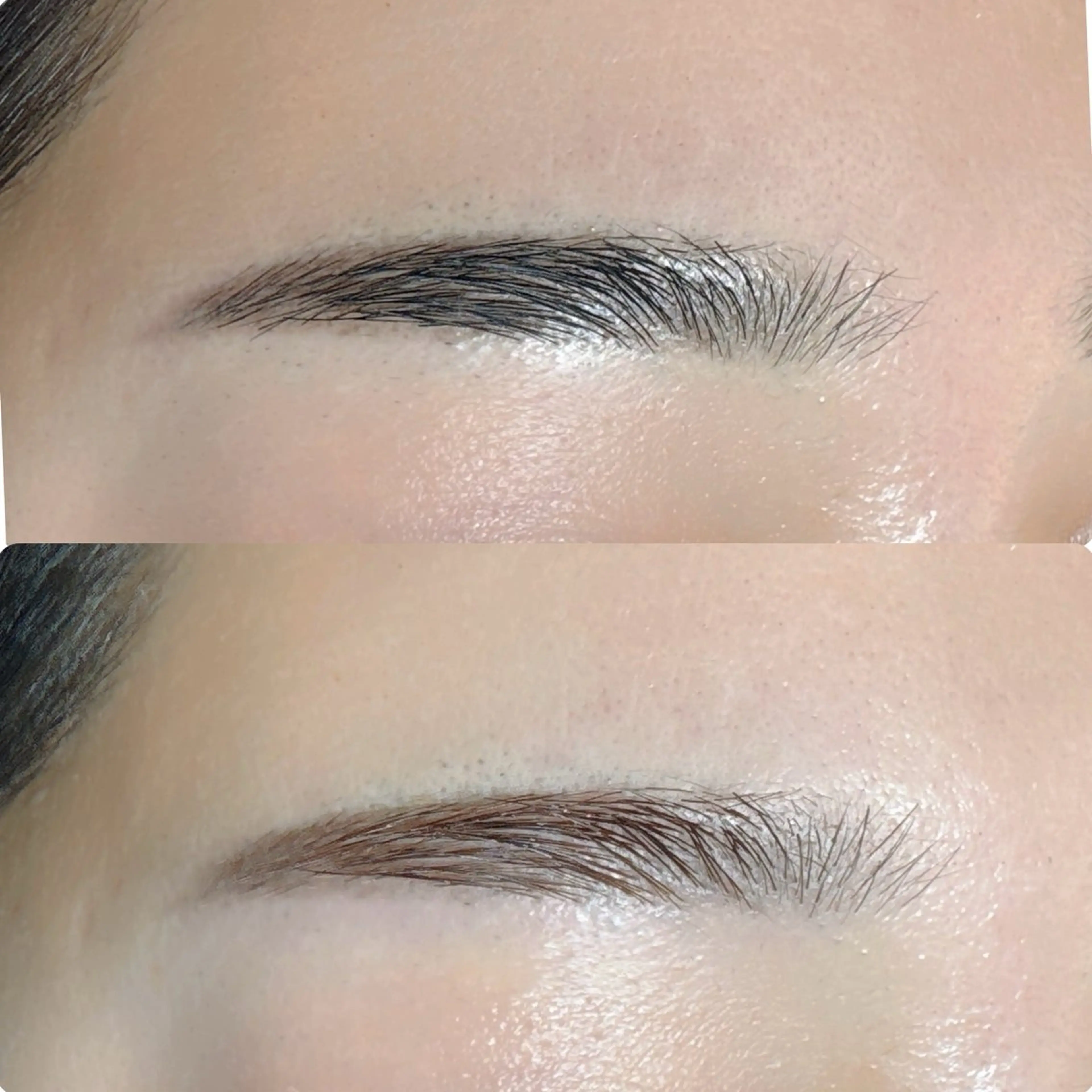 眉毛ワックス＋色味調整モデルの写真