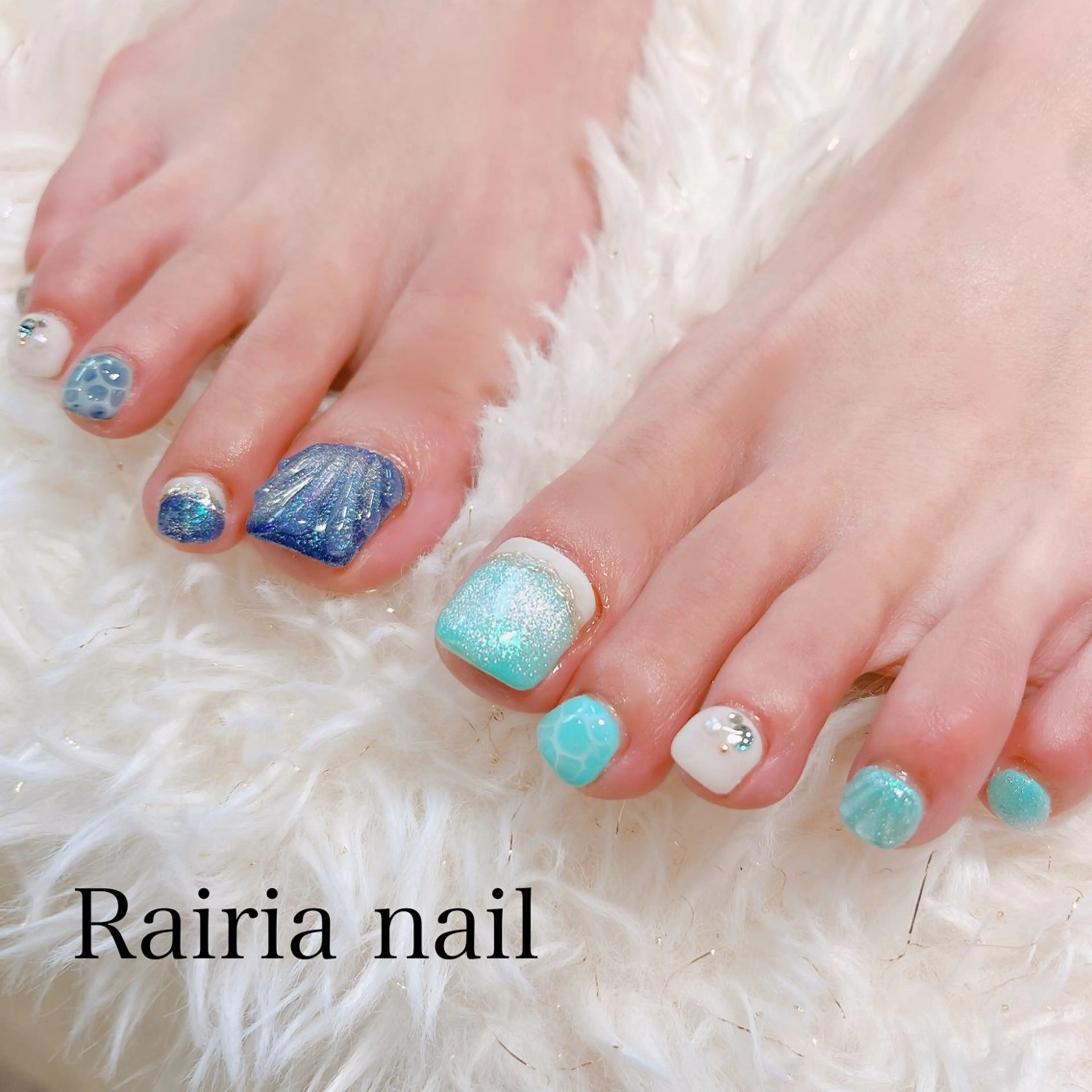 ネイル フットネイル Rairianail sayumiのネイルデザイン