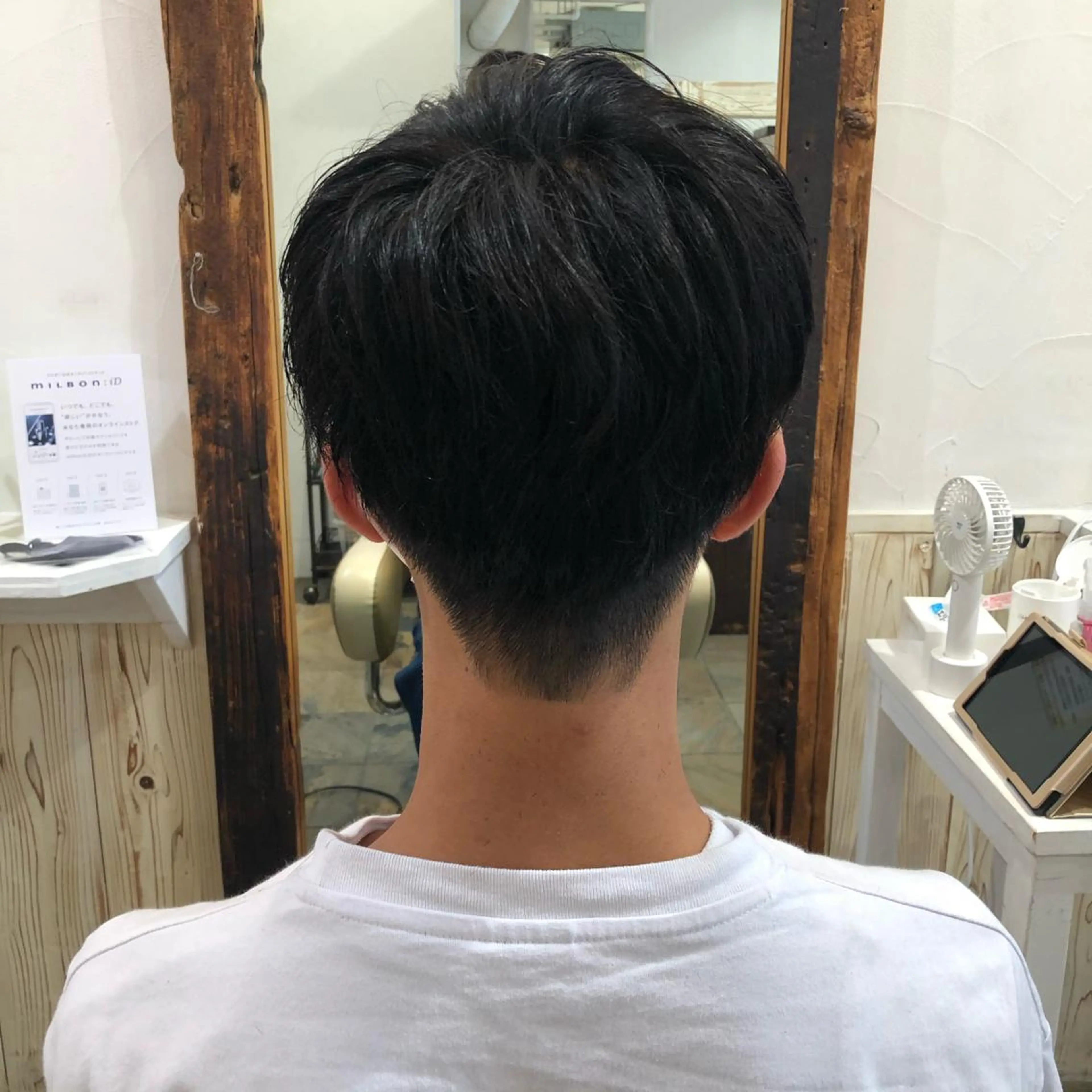 ショート カラー パーマ メンズ カット ヘアカラー メンズサロン💈 吉岡陽【中野】のヘアスタイル