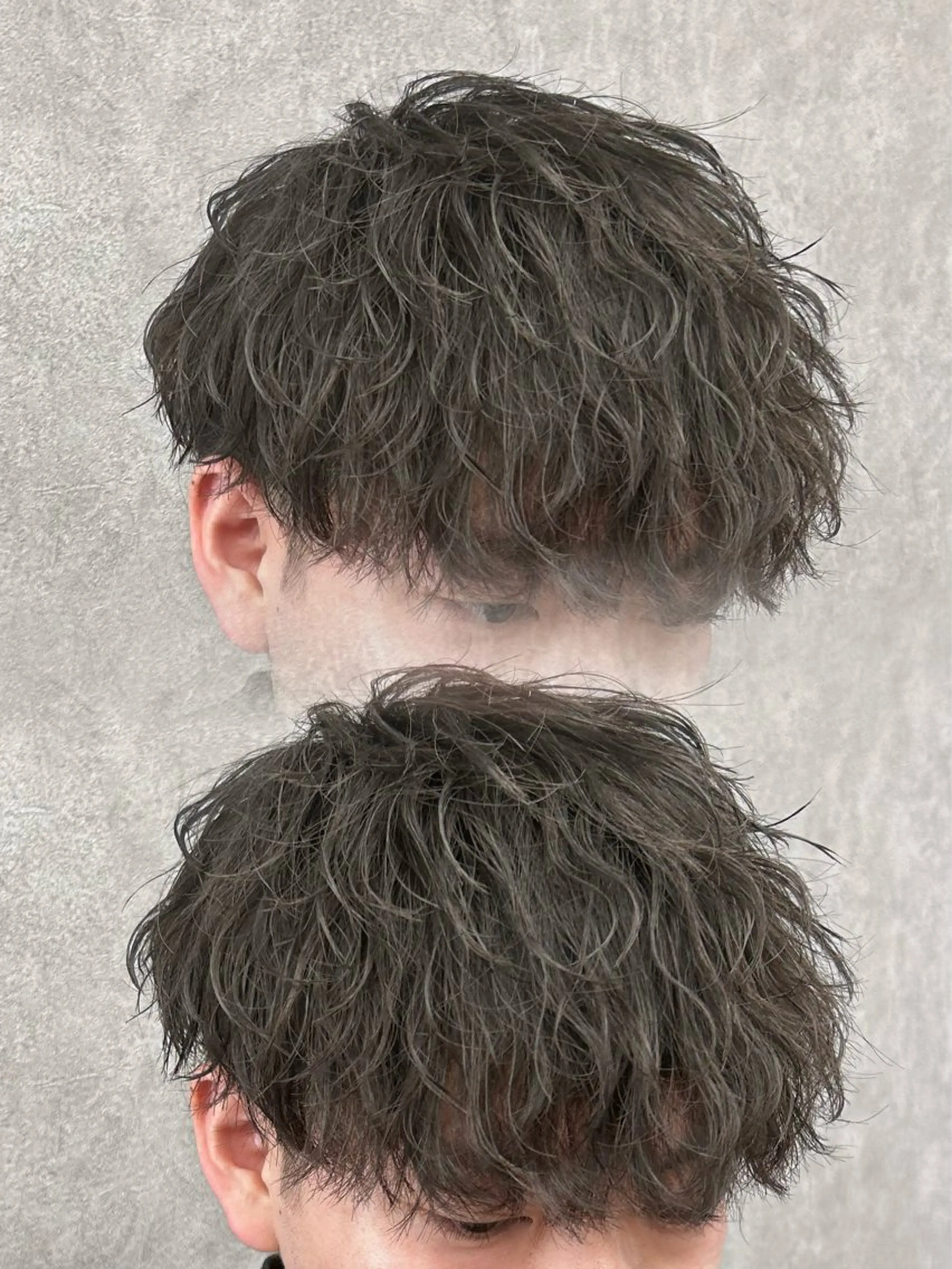 ショート カラー パーマ メンズ マッシュ カット メンズ特化 👑YUTAのヘアスタイル