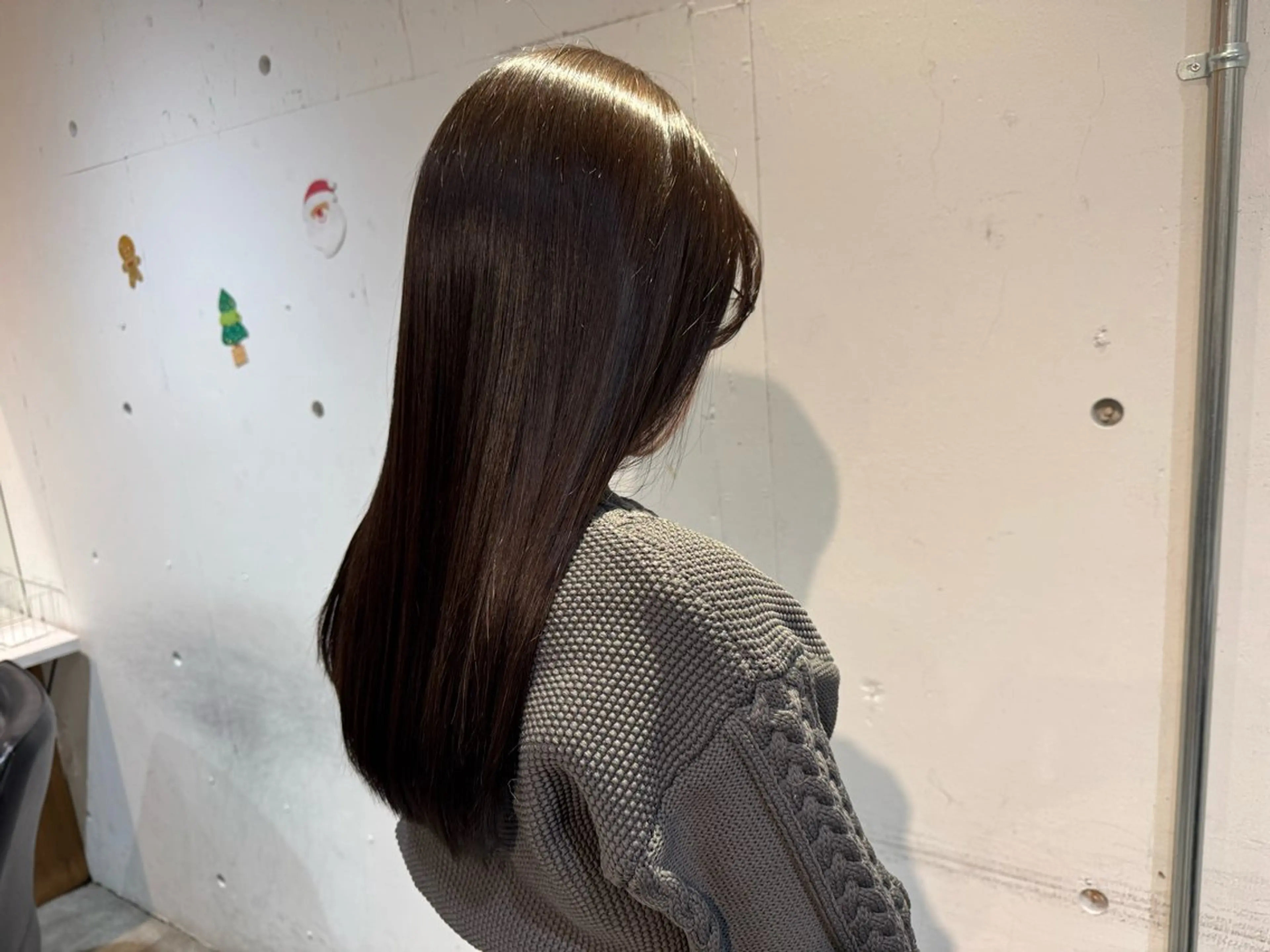 ロング アッシュ アッシュグレー アッシュグレージュ AiRU hair RIRIKOのヘアスタイル