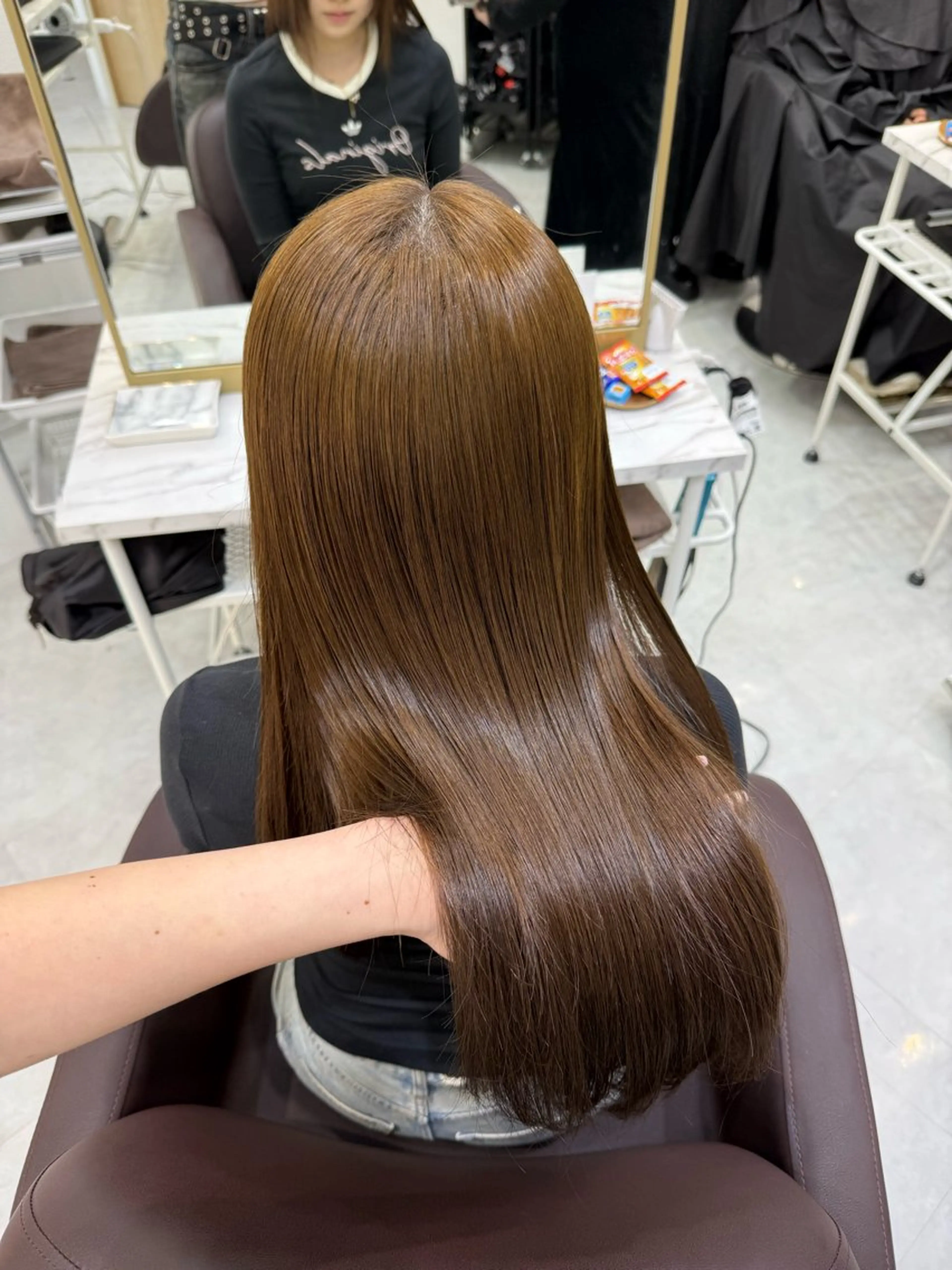 ロング カラー ヘアアレンジ ヘアカラー トリートメント ヘアセット 💗横浜美容室 💗HARUNAのヘアスタイル