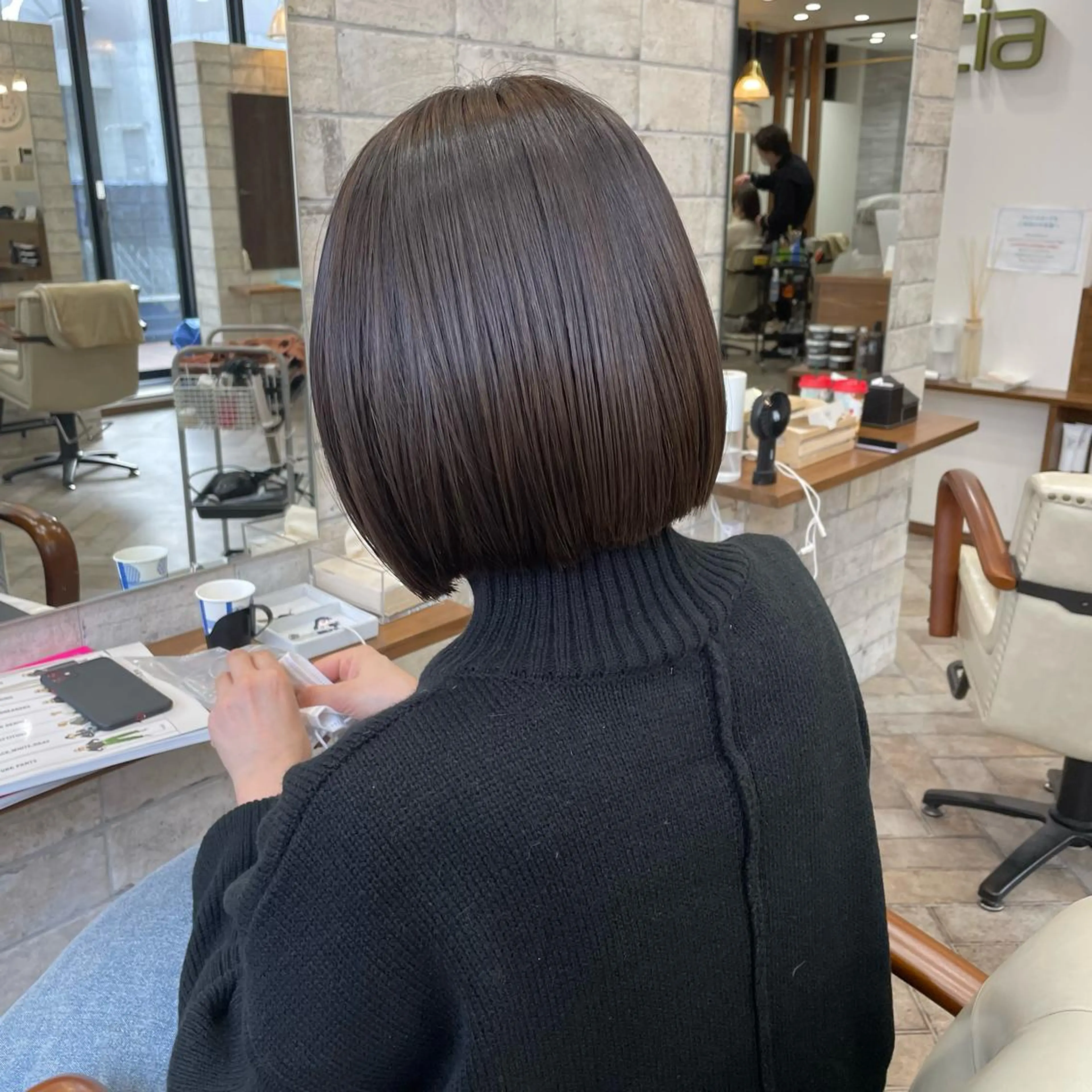 ショート パーマ カット 縮毛矯正 髪質改善 中川　翔のヘアスタイル