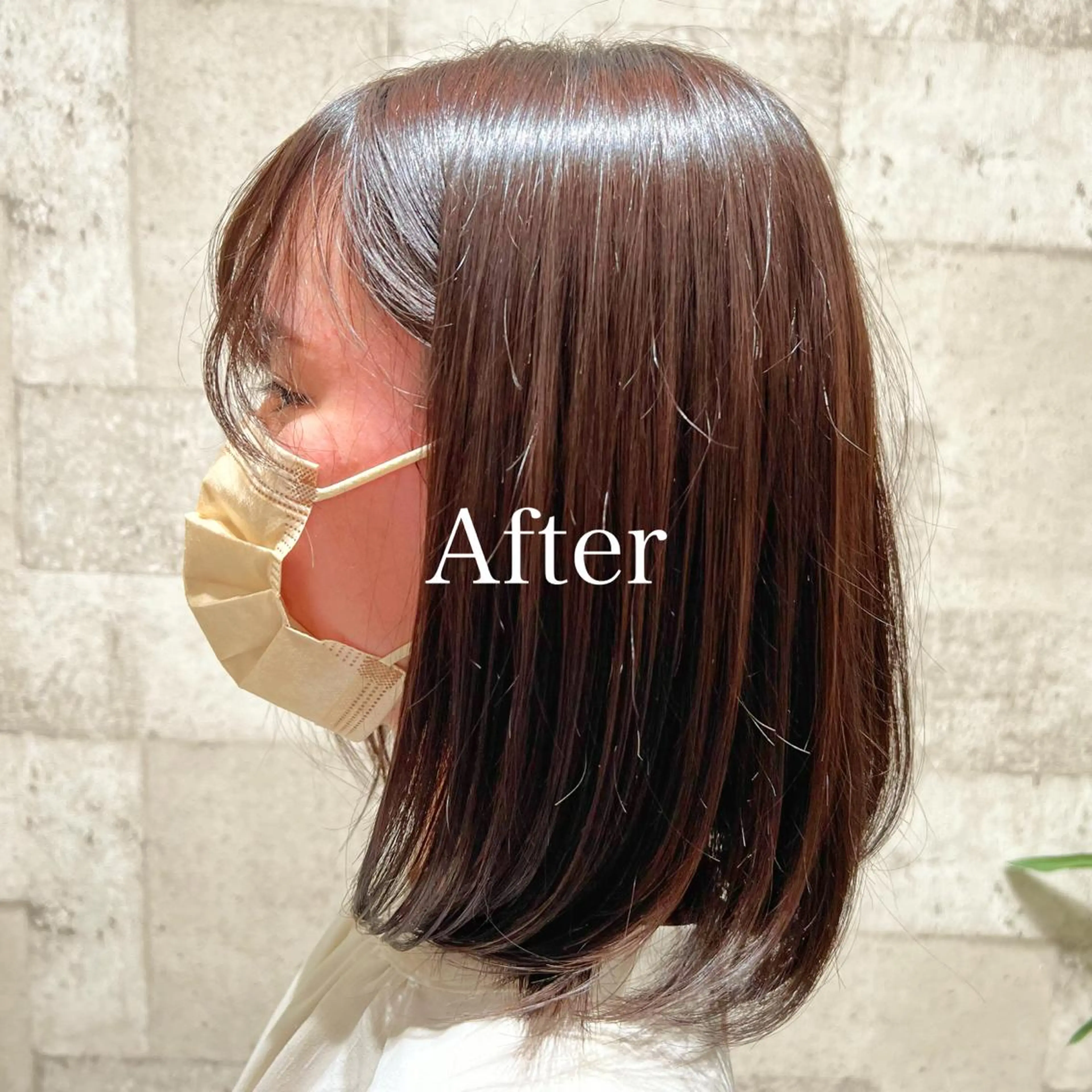 ミディアム カラー ベージュカラー レディースヘア💫 加藤たいが🐯のヘアスタイル