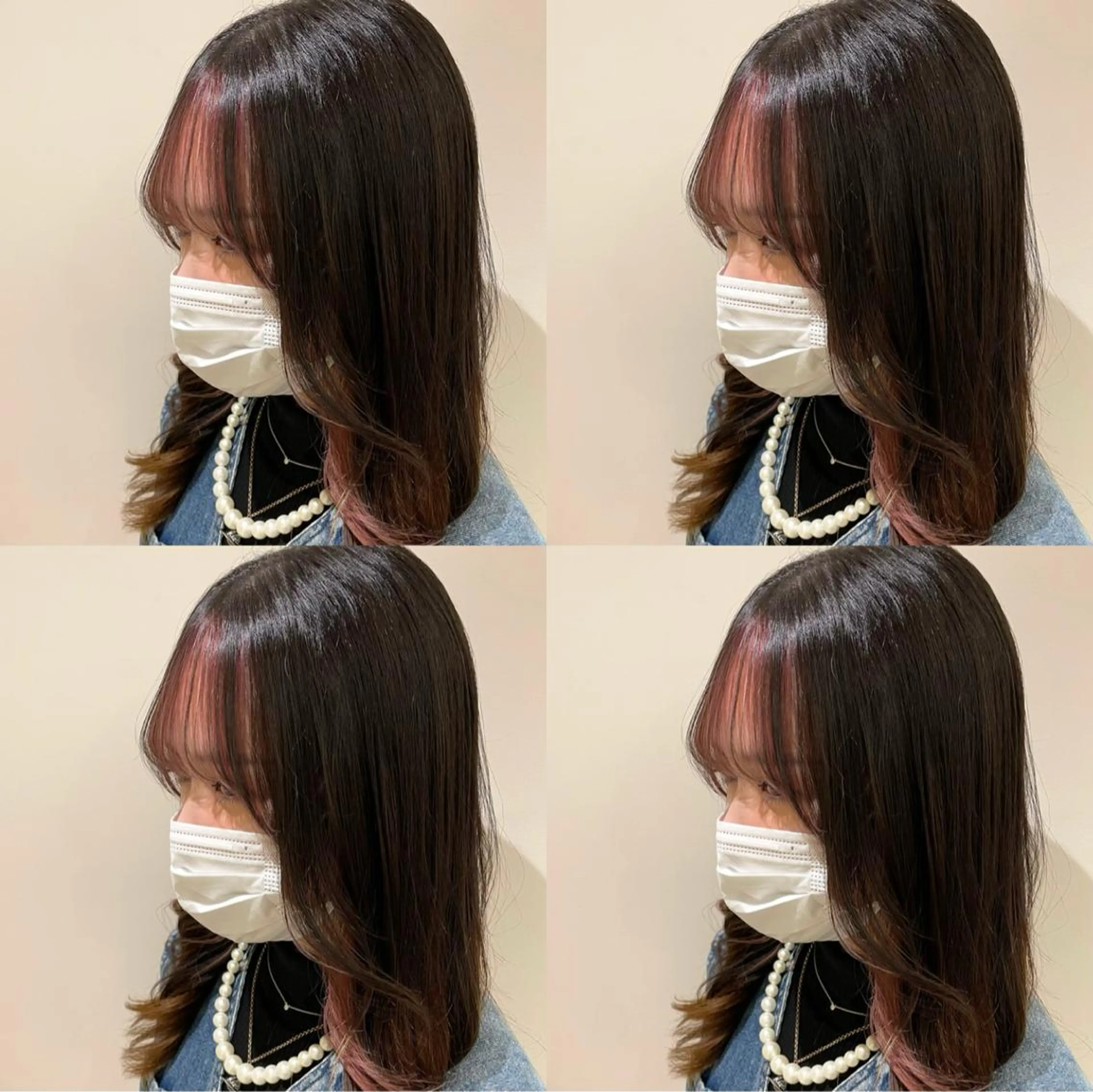 ロング カラー ミストバング  フェイスフレーミング 🌟トップデザイナー 高橋🌟のヘアスタイル