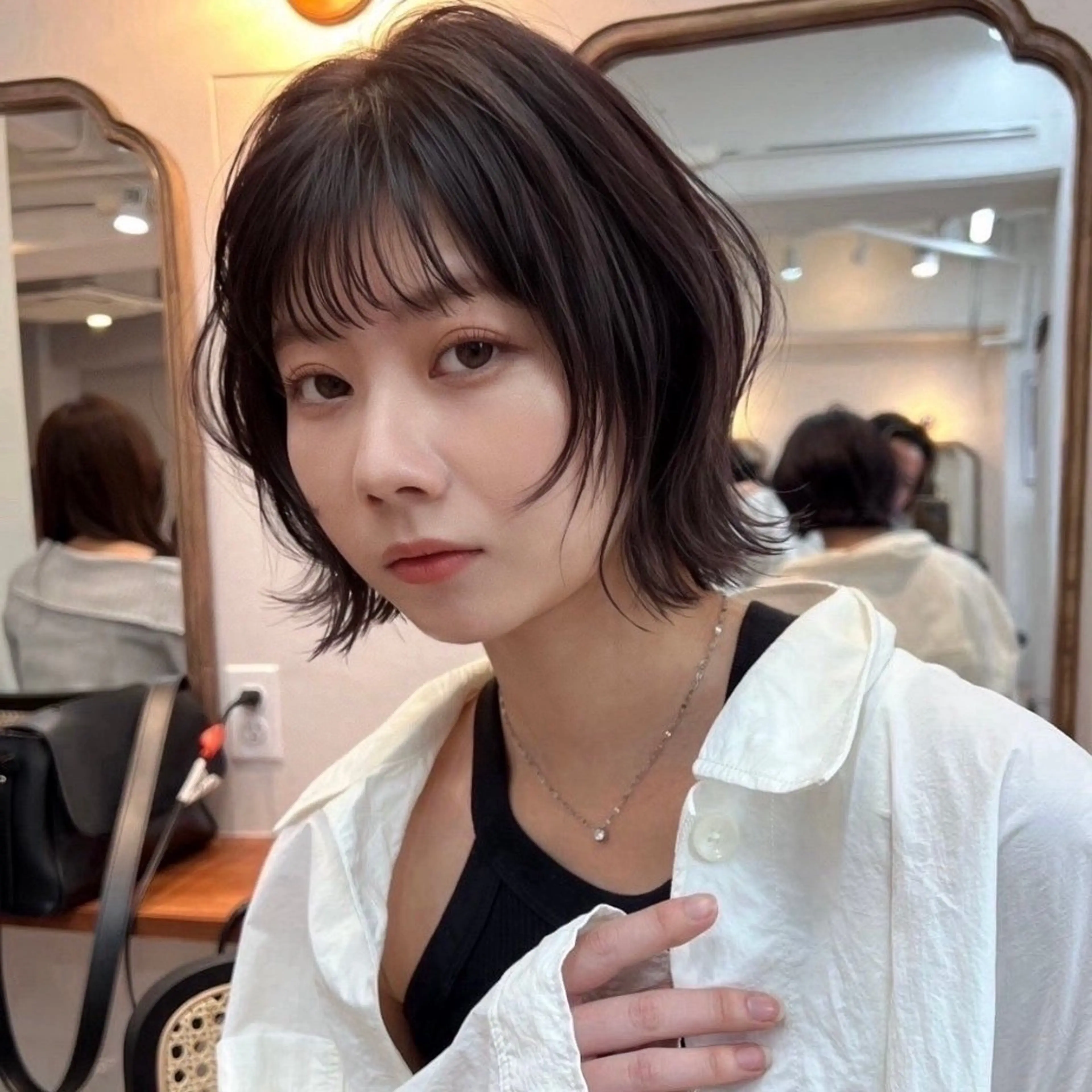 ショート カラー カット ヘアカラー 長島美織 /透明感カラーのヘアスタイル