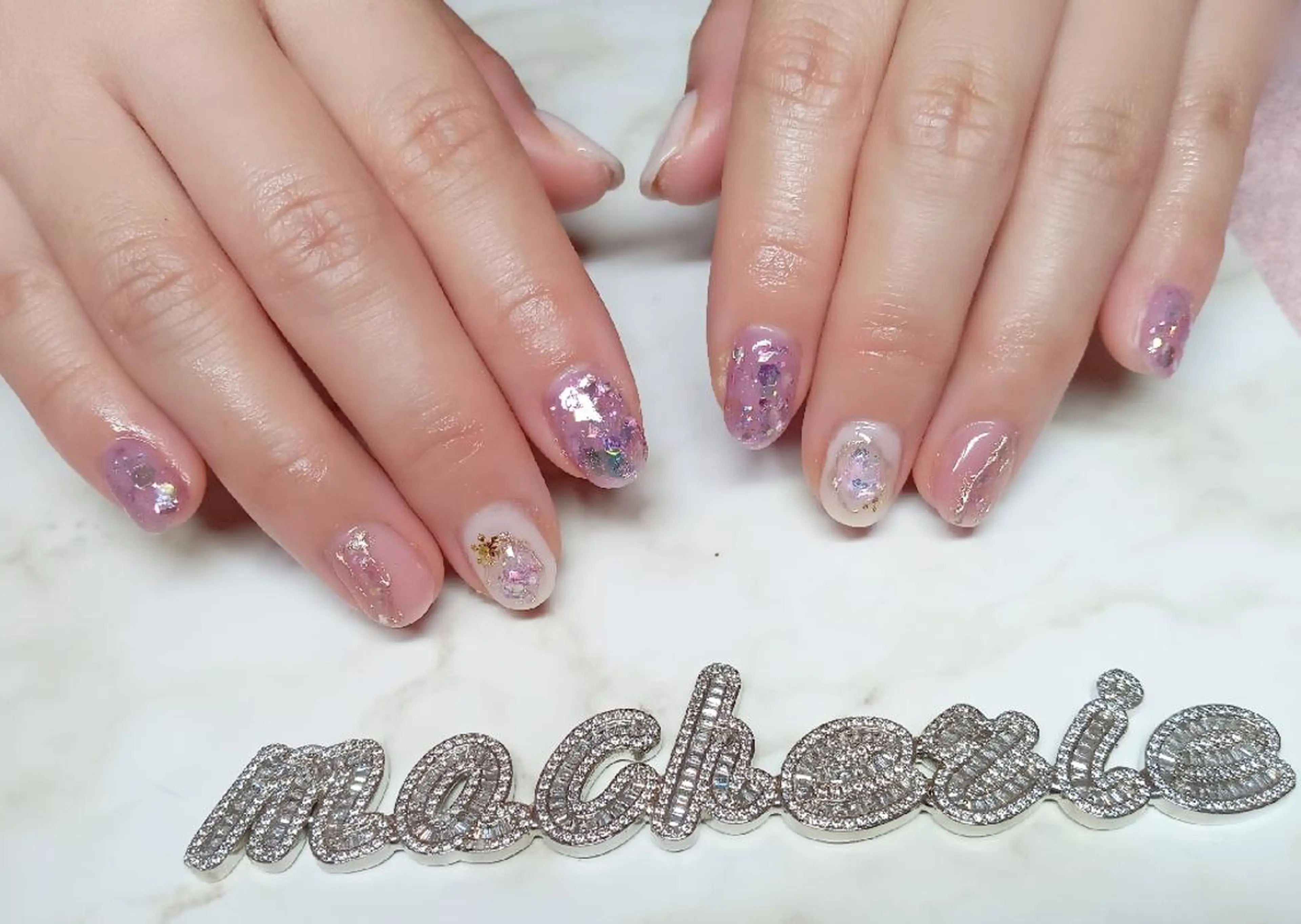 ネイル ピンク ハンドネイル Nail Salon macherieのネイルデザイン