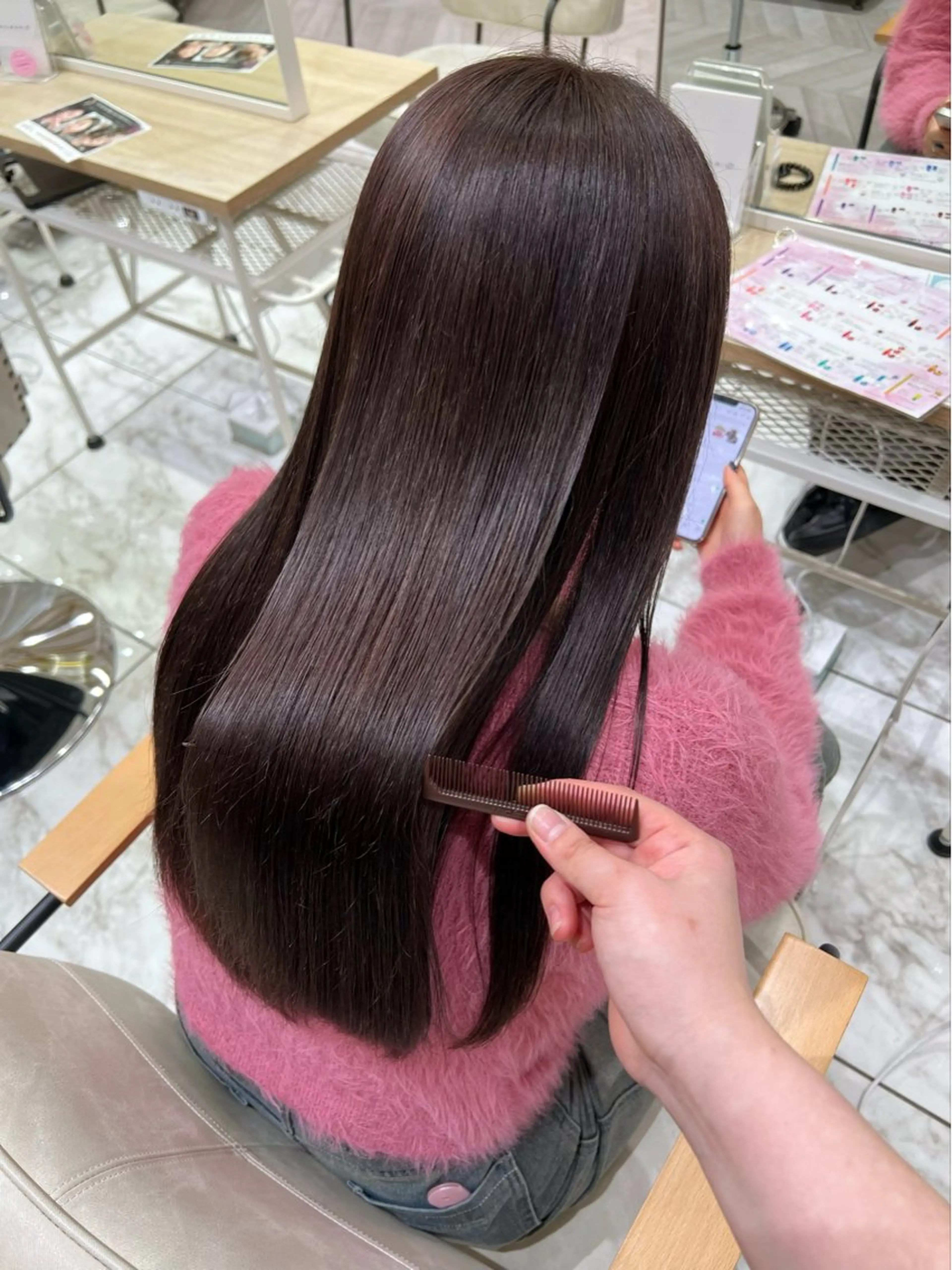 ロング 髪質改善 トリートメント ヘアカラー トリートメント レディースパーマ 🧺🪽/SHUNOのヘアスタイル