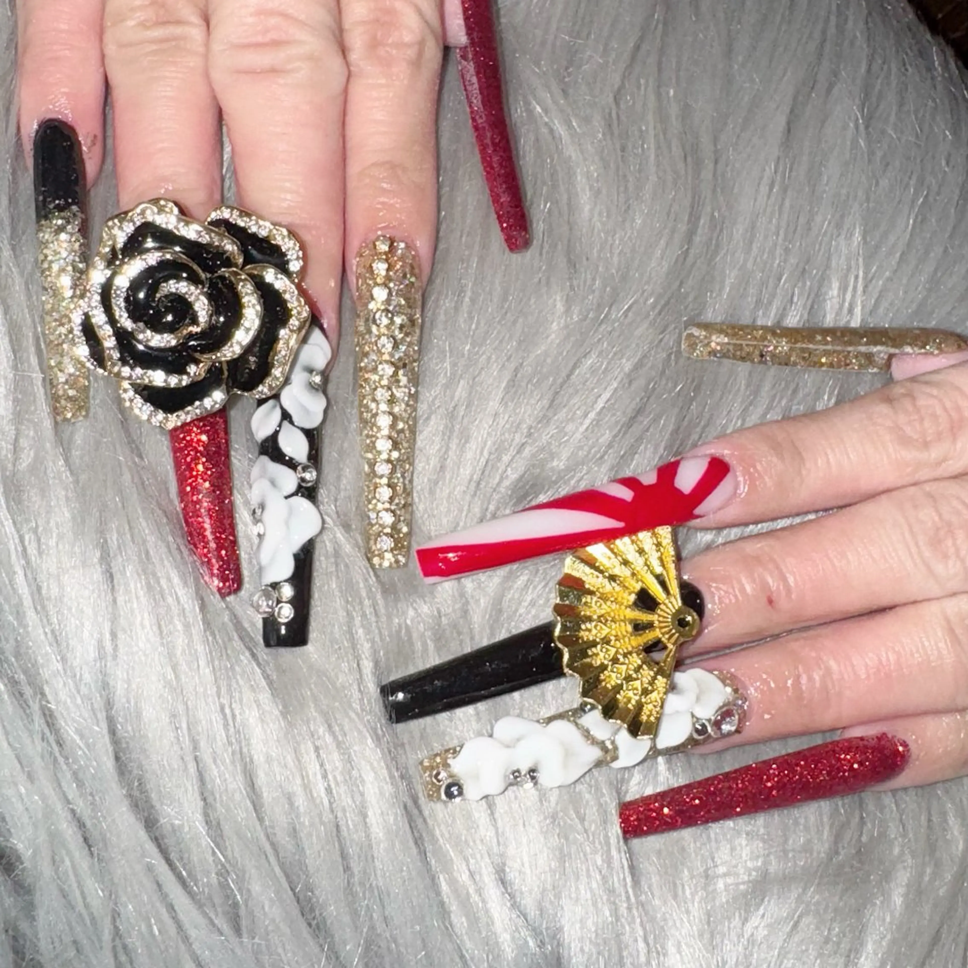 ネイル ハンドネイル Feel ‪‪☺︎‬Yuriaのネイルデザイン