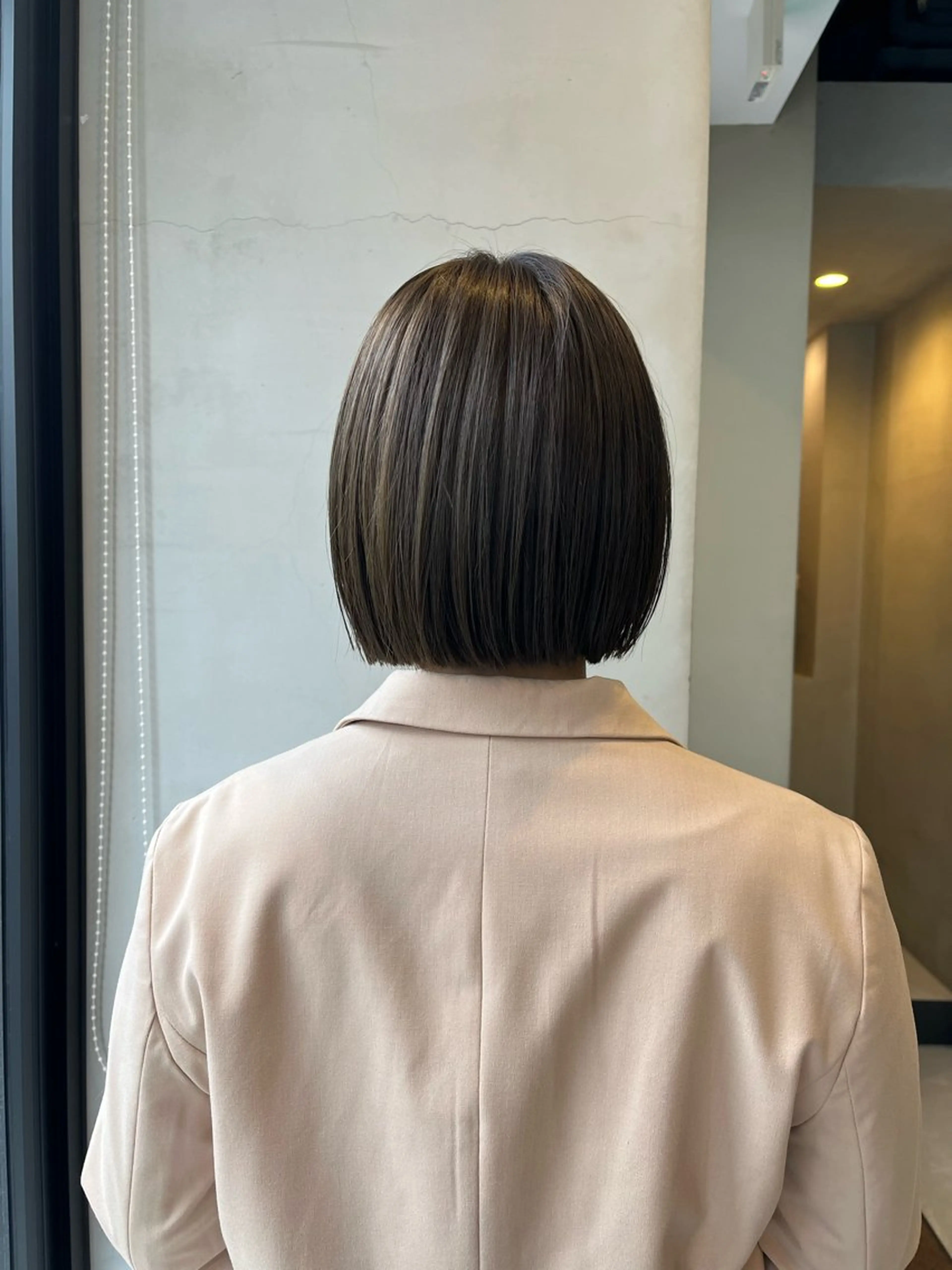 ショート カラー カット ヘアカラー トリートメント なな/ICI/レイヤ ーパーマ/ボブのヘアスタイル