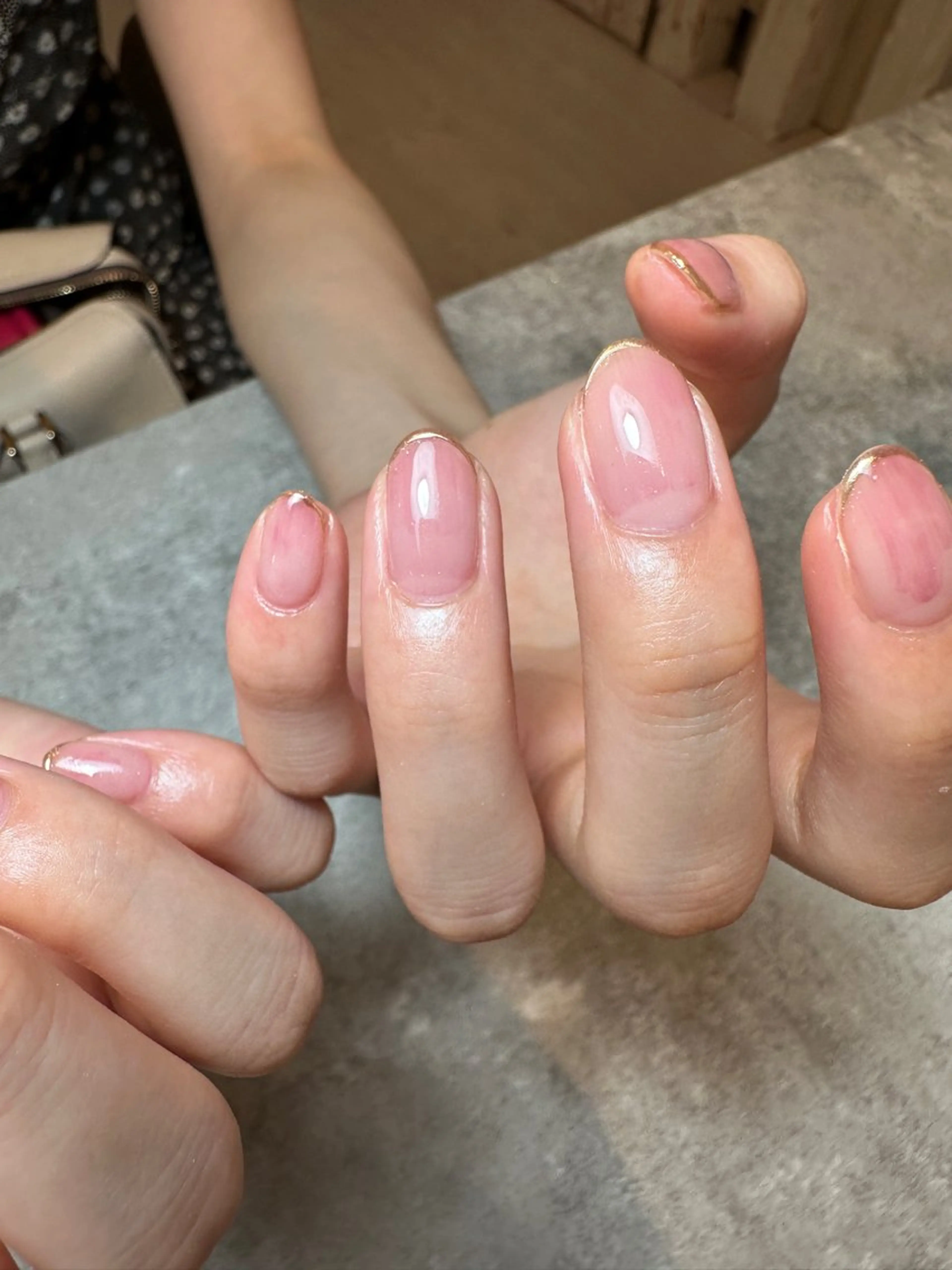 ネイル フレンチネイル ミラーネイル NAIL'S MODAのネイルデザイン