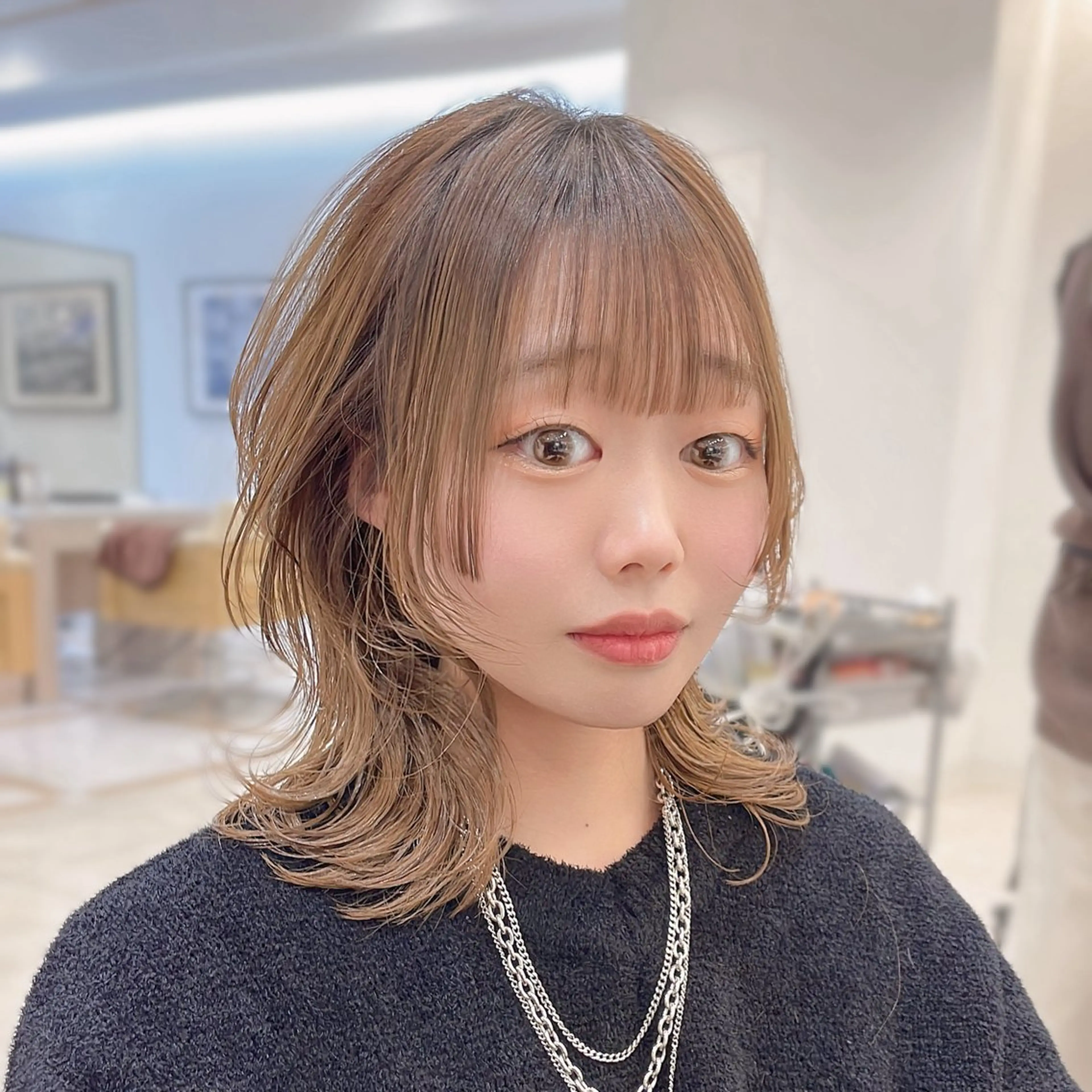 ミディアム 姫カット ウルフカット カット トリートメント ガレリアエレガンテ栄店所属・ウルフカット/ ハッシュカット/山路のヘアスタイル