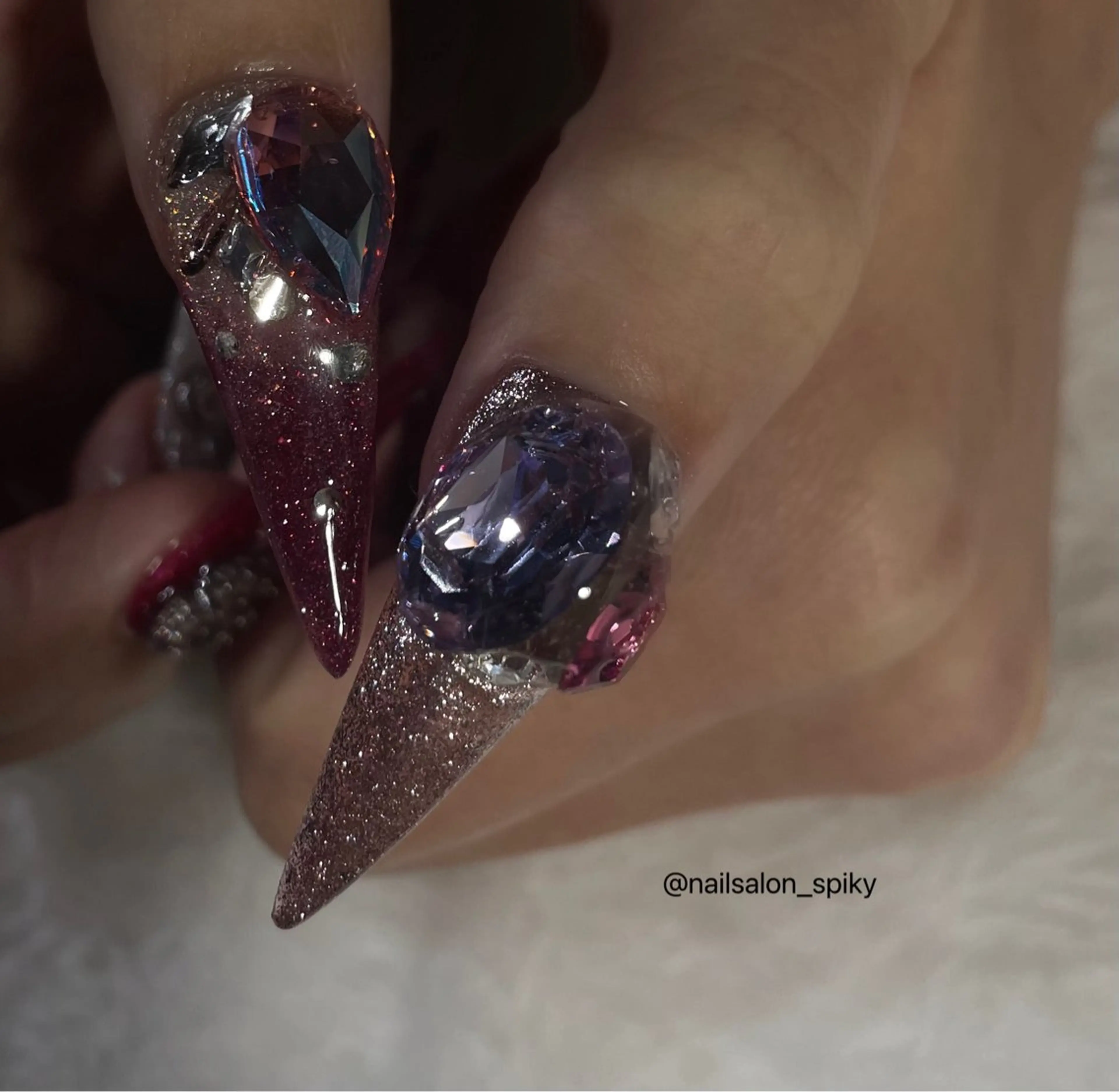 ネイル Spiky とうげ ふうかのネイルデザイン
