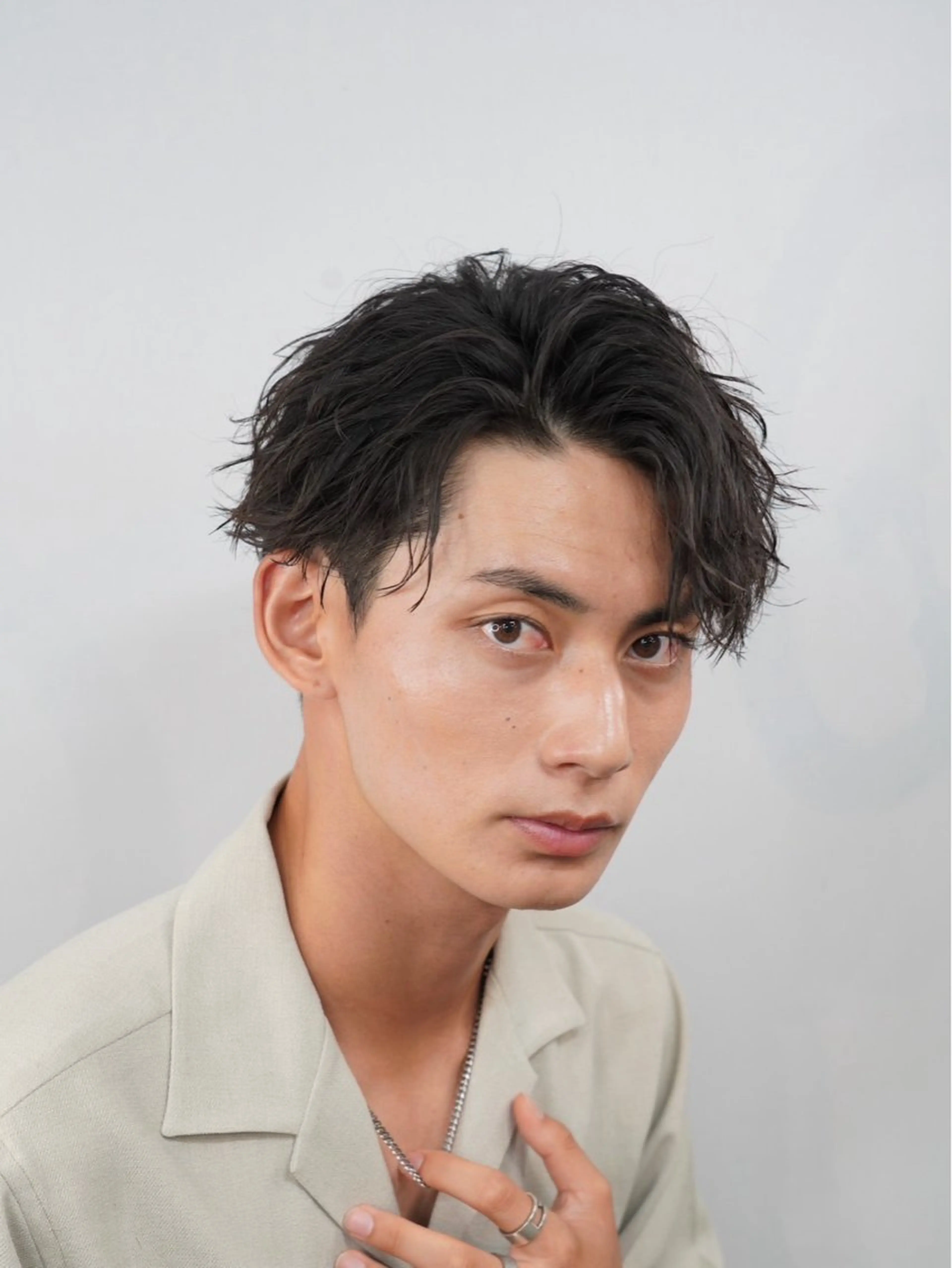 パーマ 原宿波巻きスパイラル パーマTOSHIのヘアスタイル