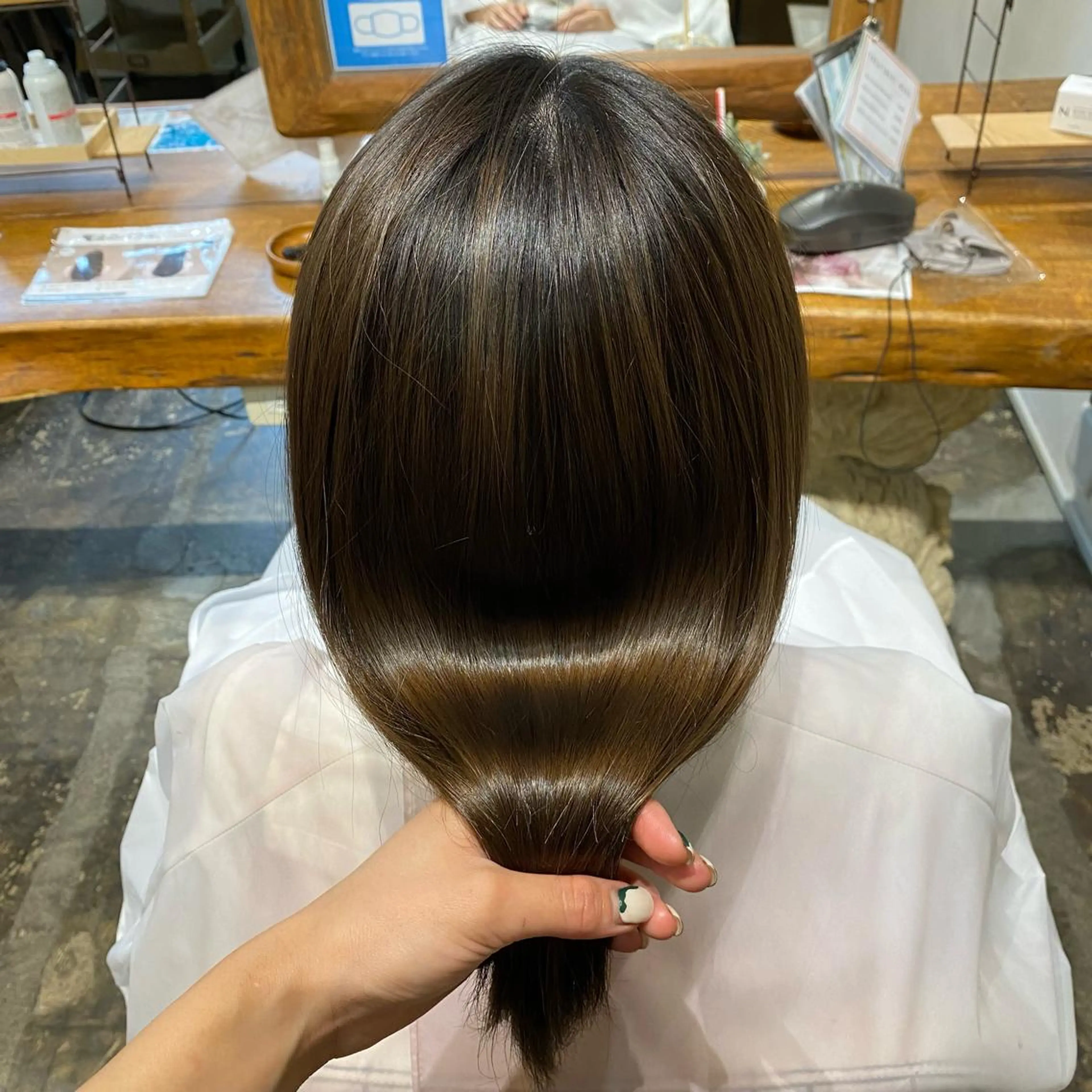 ミディアム putri店長 和田鈴采のヘアスタイル