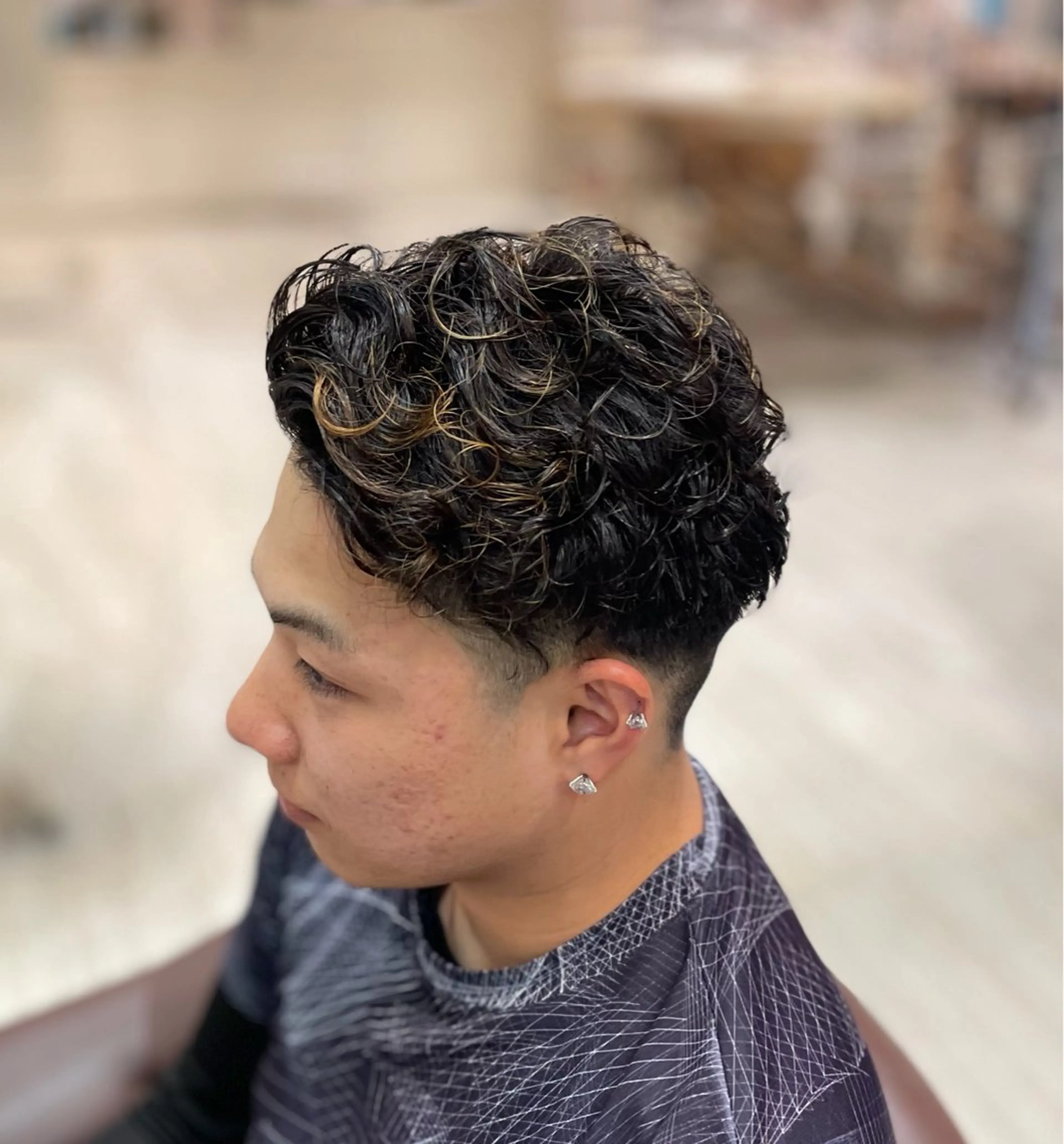 パーマ メンズ カット パーマ MORE 【Yui】のヘアスタイル