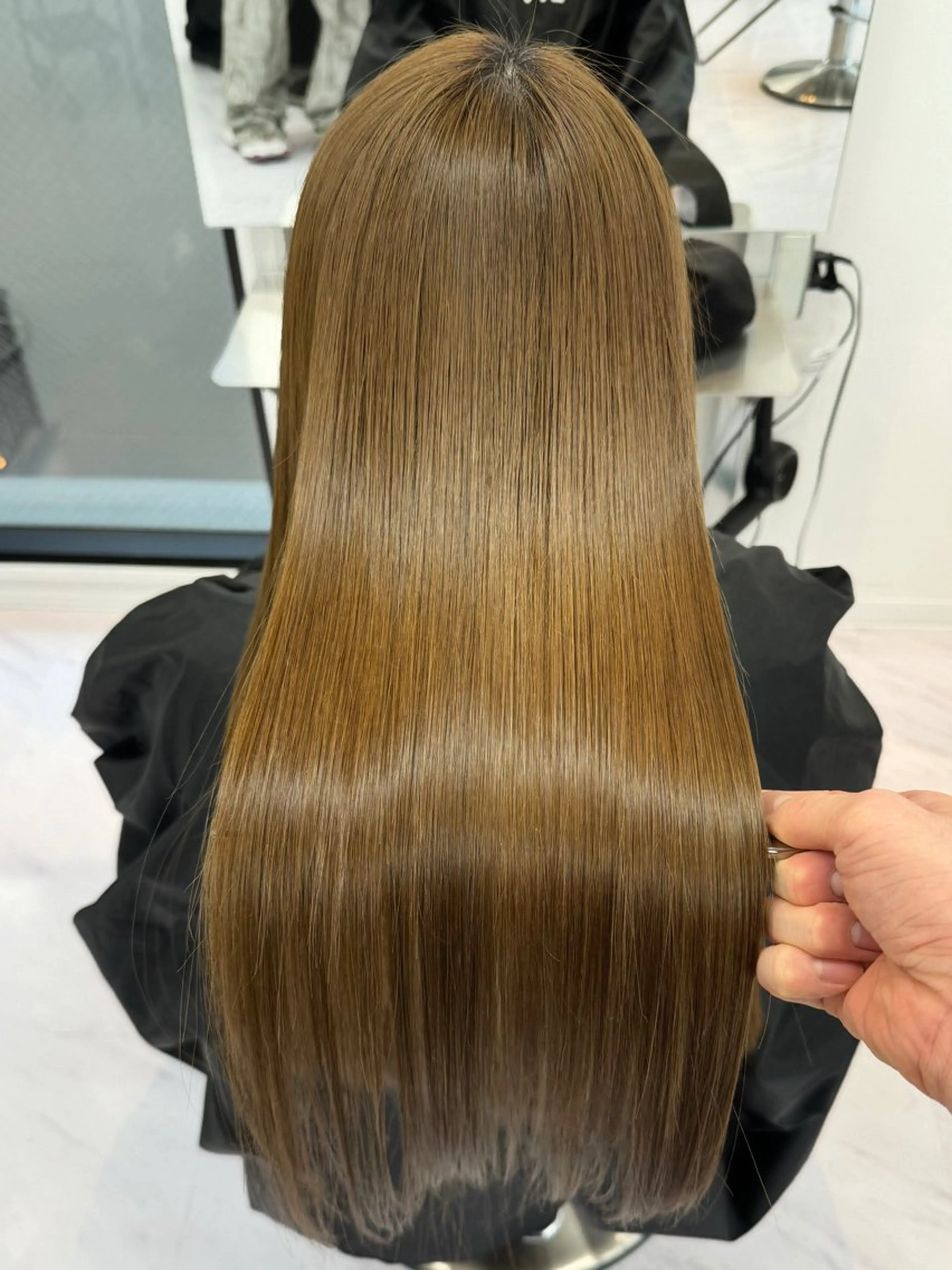 ロング 縮毛矯正 カット 縮毛矯正 トリートメント 野口聖矢/縮毛矯正 髪質改善/ViVIEのヘアスタイル