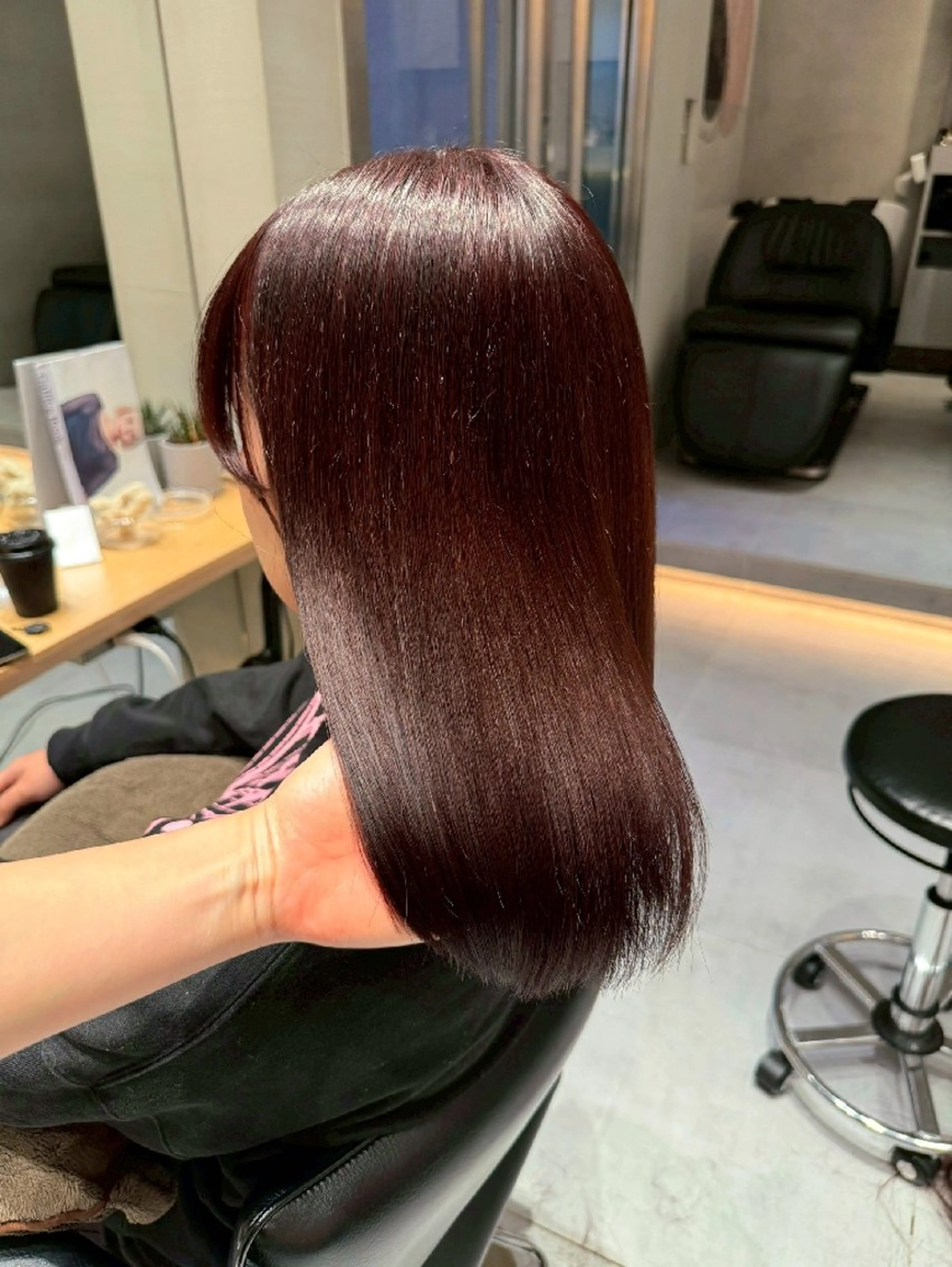 ミディアム カラー トリートメント あかり/ 艶カラー/メンズのヘアスタイル