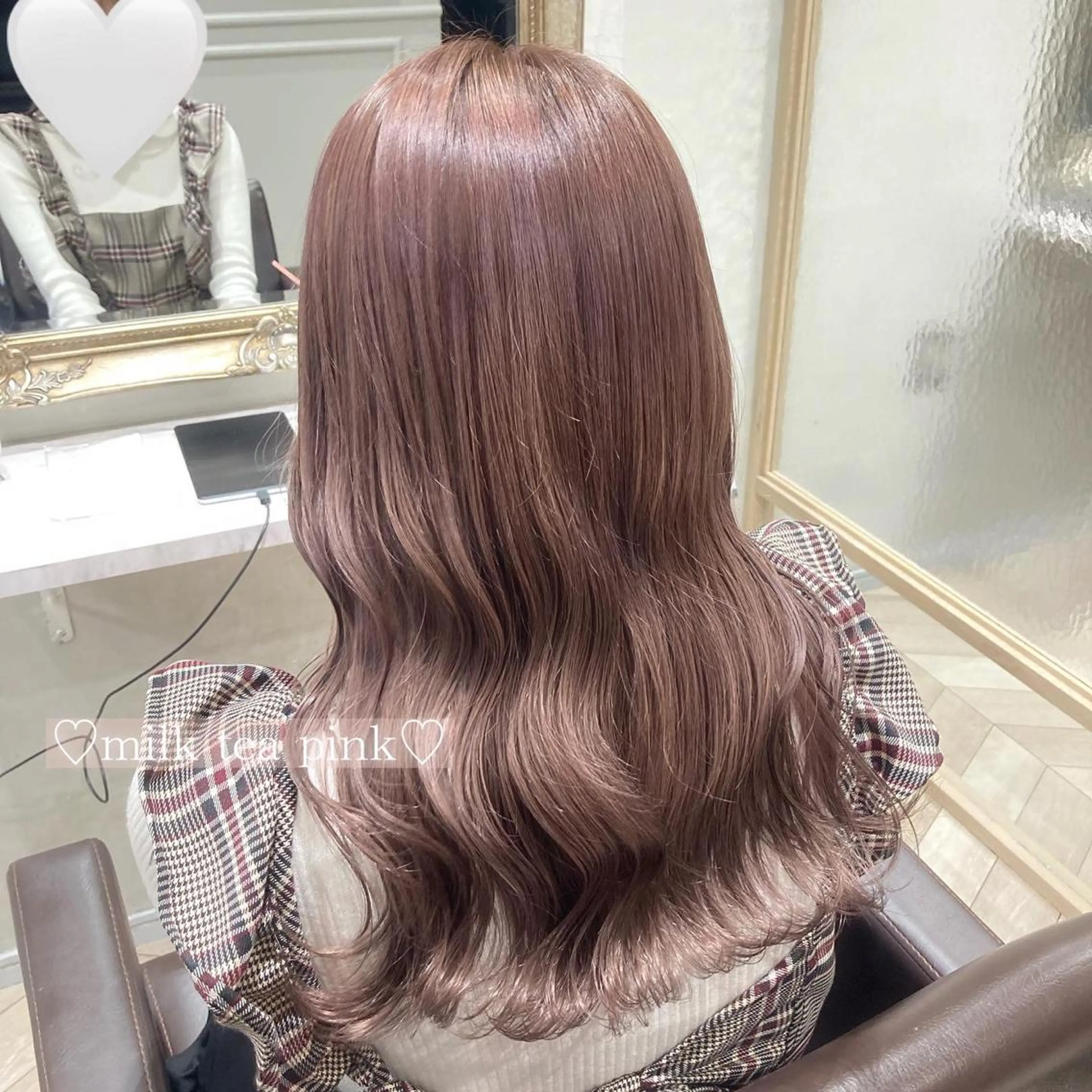 セミロング カラー ブリーチ 菅村 緋莉🎀ガーリーヘアのヘアスタイル